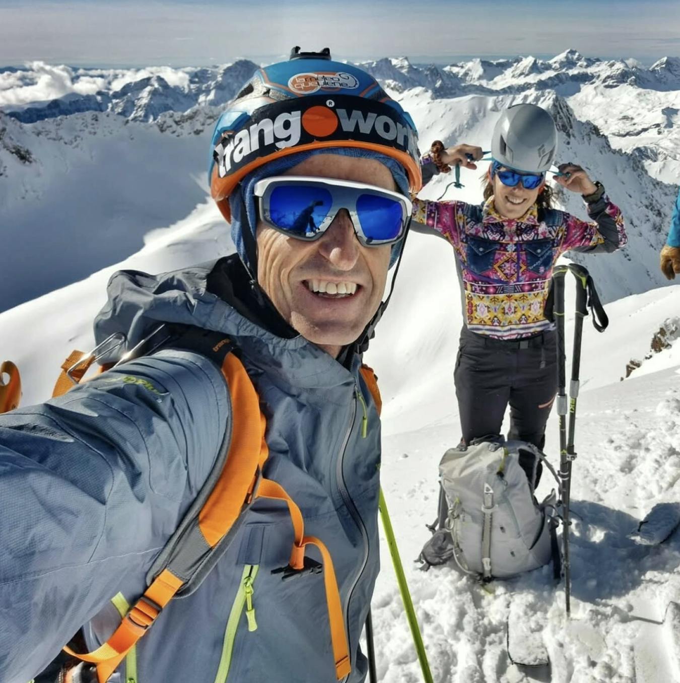 Jorge og Natalia havde ikke en chance, da lavinen rev dem og en anden mand i døden.