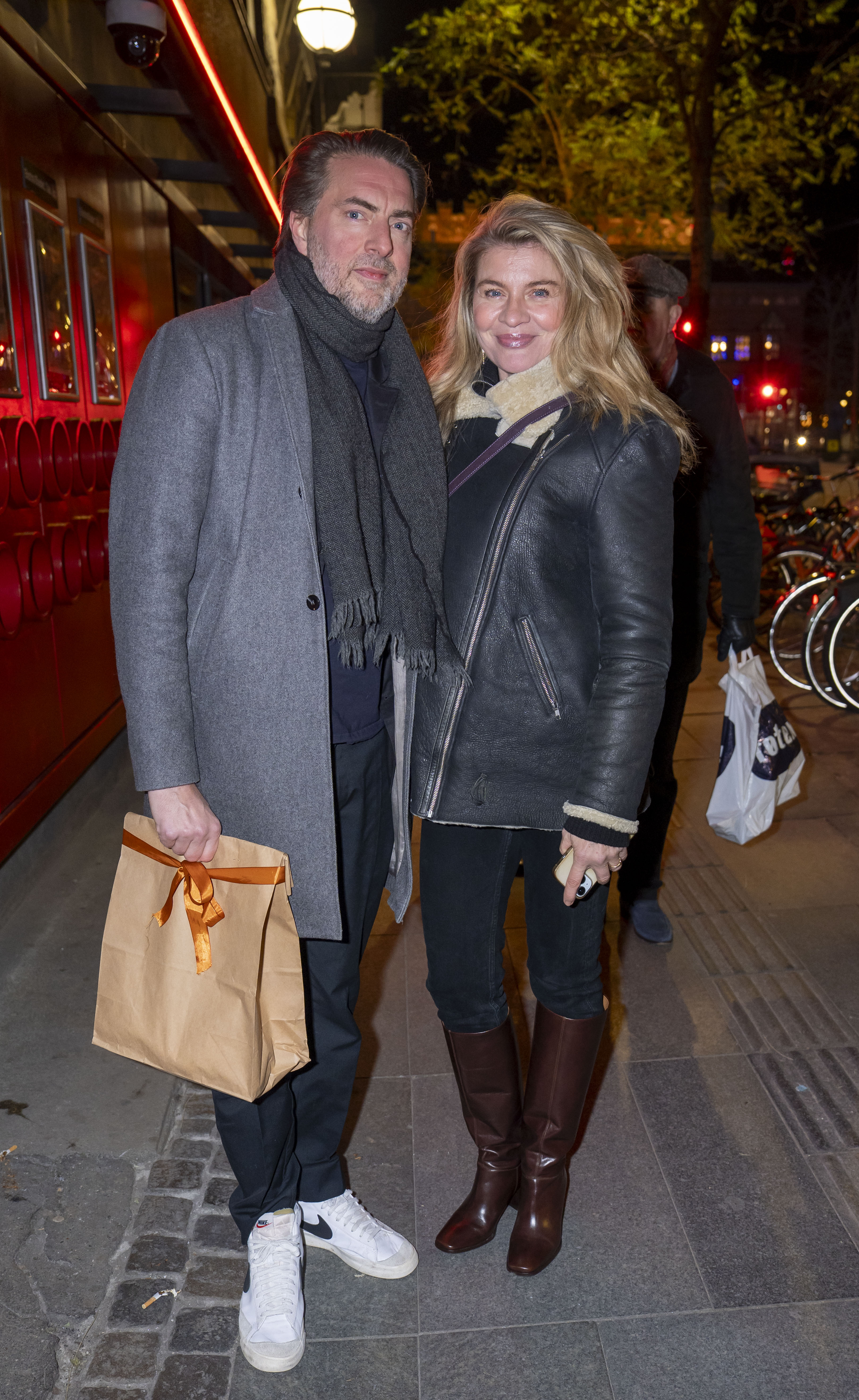 Mille Dinesen og kæresten Søren.