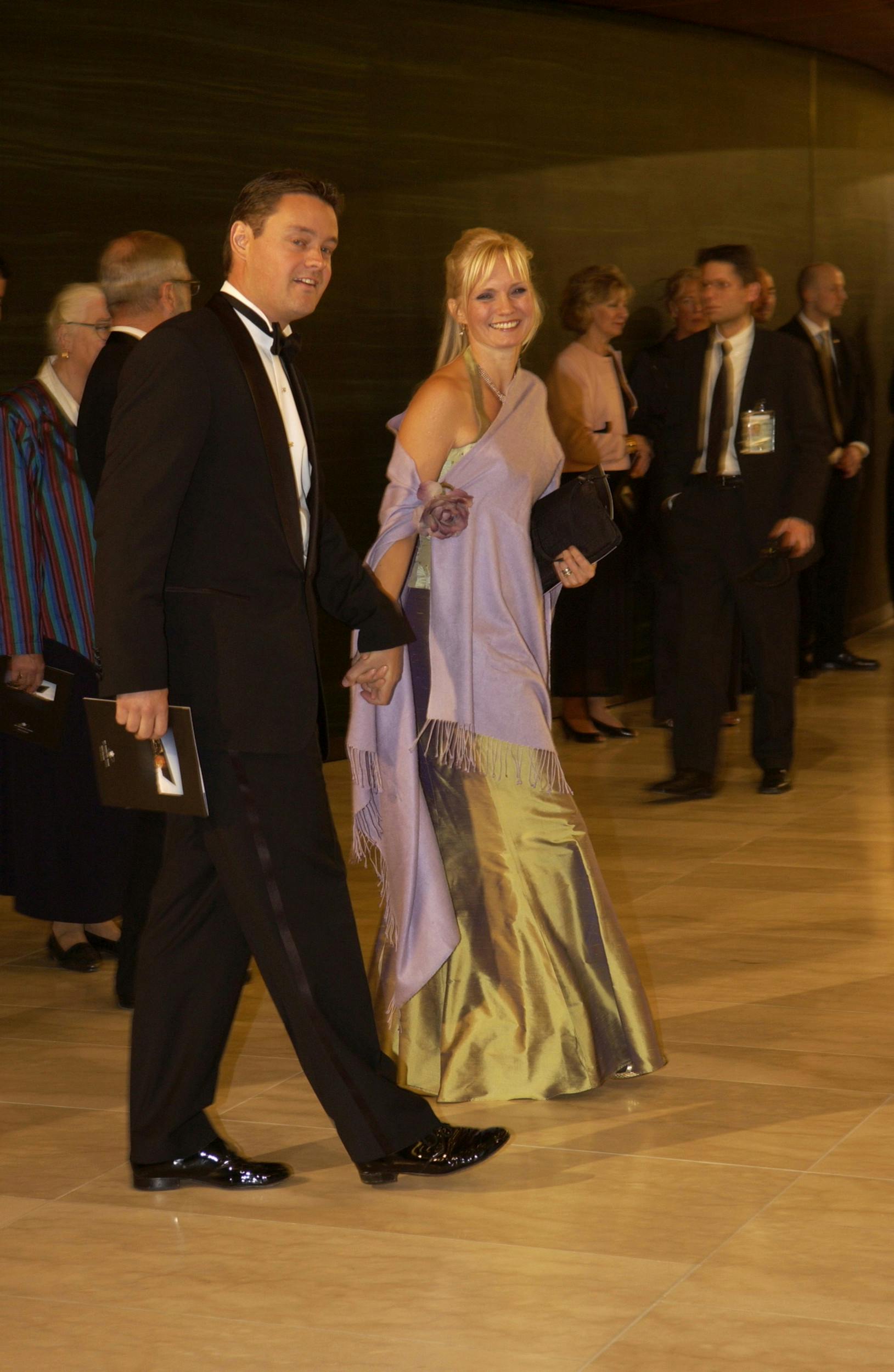 Mærsk-familien er også repræsenteret i Tuborg Havn:  Morten Mærsk Mc-Kinney Olufsen , 54, og fru  Marianne , 56.