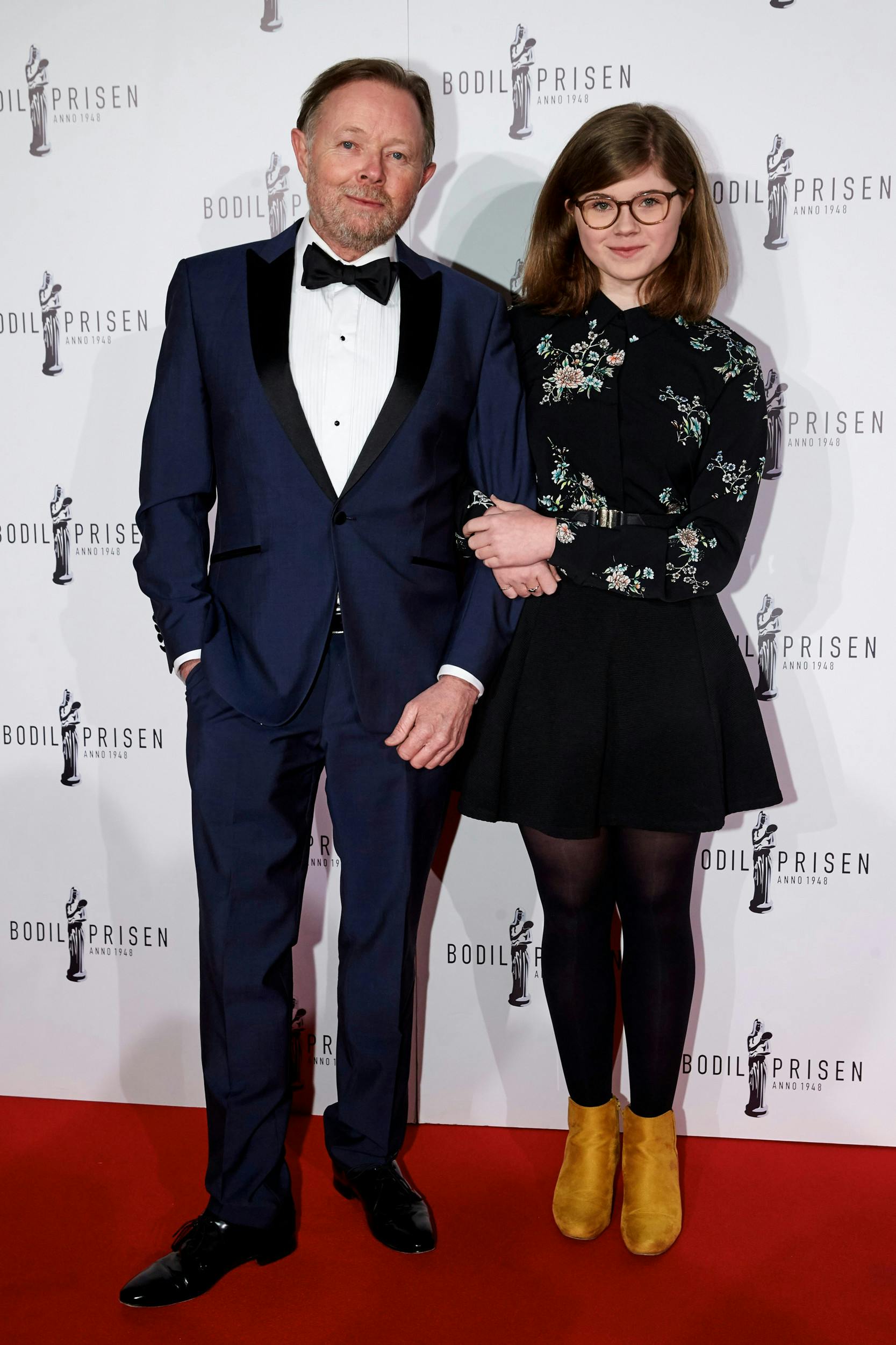 Asholt til Bodilprisen med datteren Marie , 21, i 2019.
