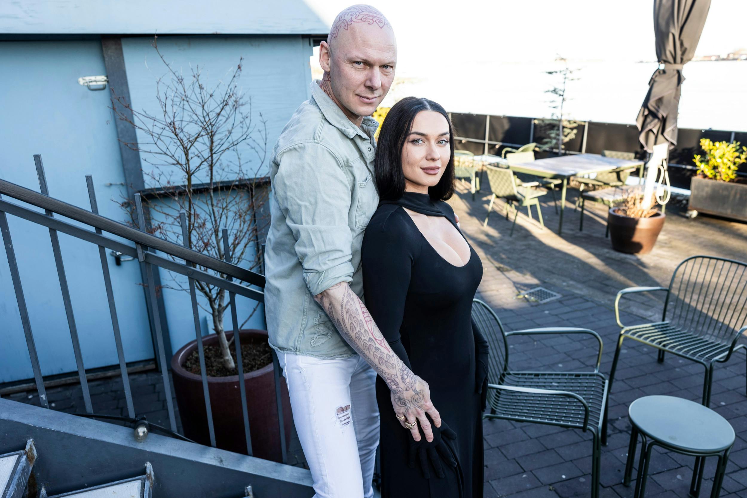 I ”Spillet” fik Jim Lyngvild og 37-årige  Irina Olsen  et godt bånd