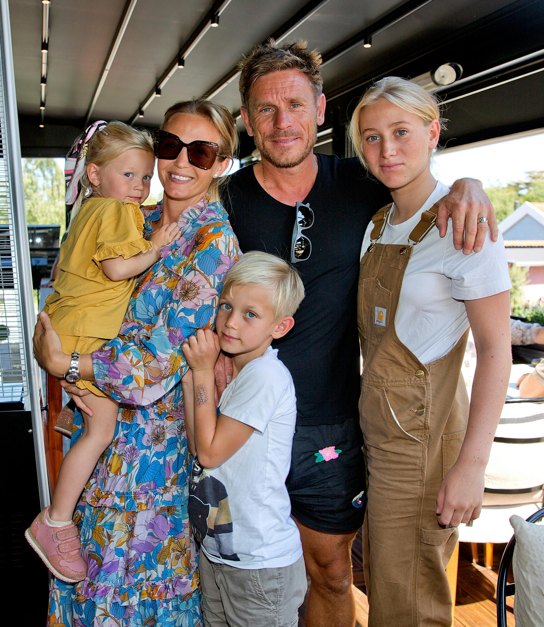 I alt har Tina og Allan fem børn – to af dem sammen.