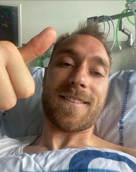 Heldigvis endte det godt, og Christian kunne sende ”thumbs up” på Instagram fra hospitalsengen for at vise, at han var ok – efter omstændighederne.