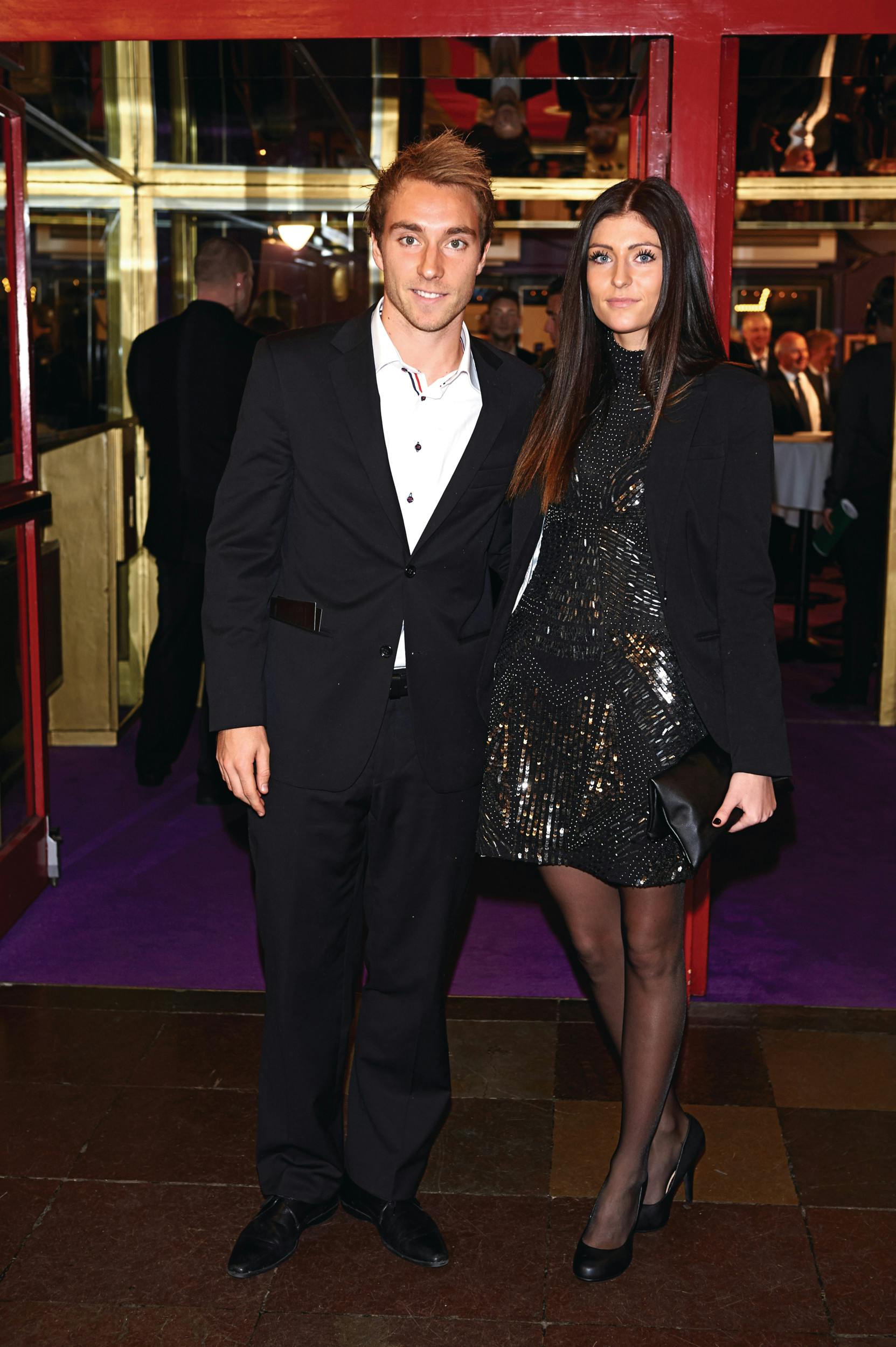 En yngre udgave af parret til Dansk Fodbold Award i Cirkusbygningen i København i 2012.