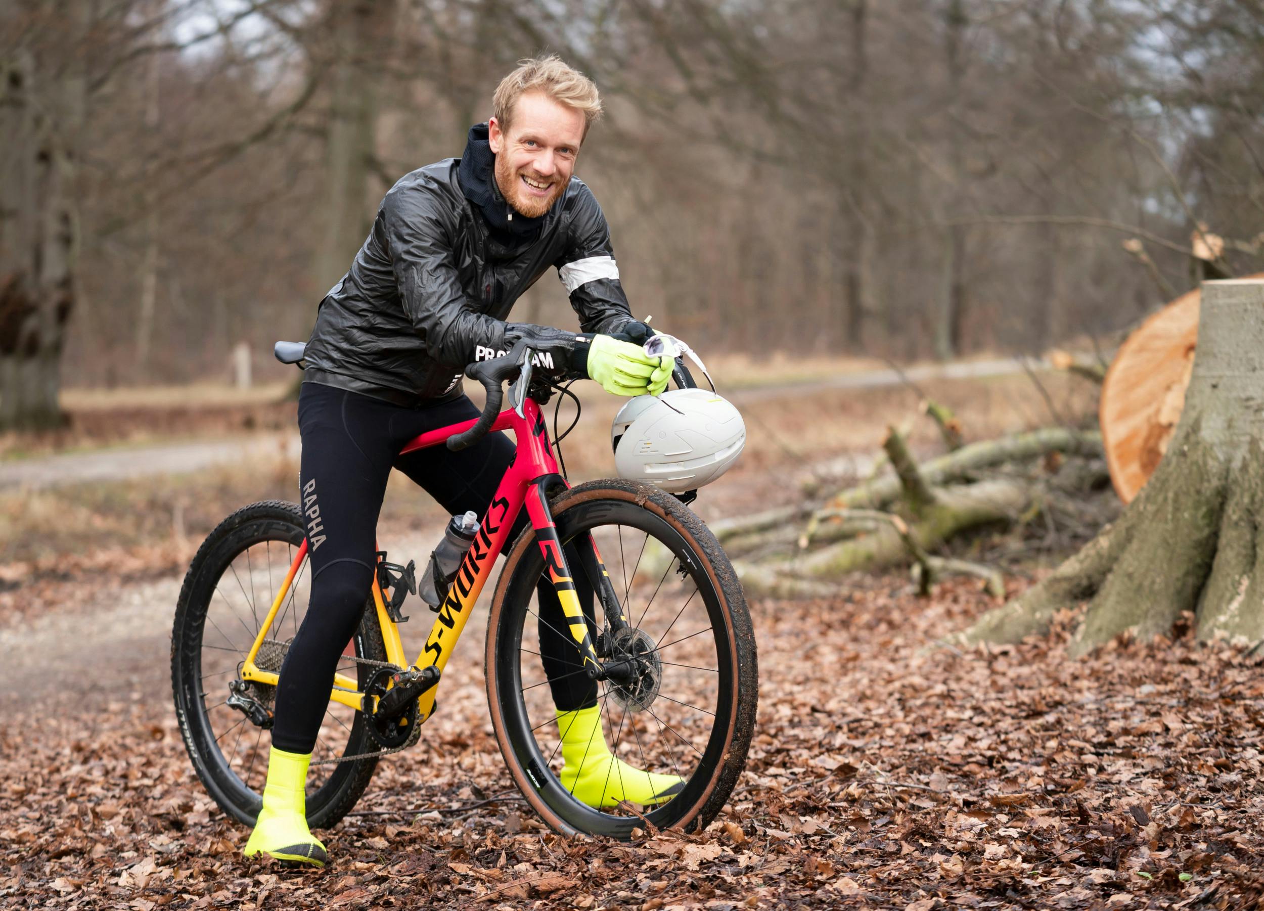Et forbud mod at cykle var en stor sorg for tv-værten, der elsker at træde i pedalerne. Nu kan han heldigvis gøre det igen.