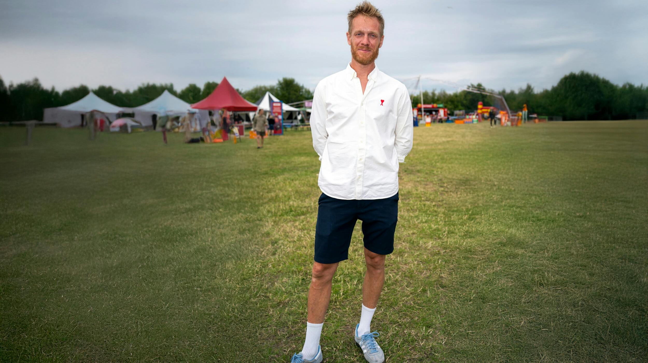 Tobias Hansen, 42, husker intet fra tiden op til og dagene efter hjerteanfaldet.