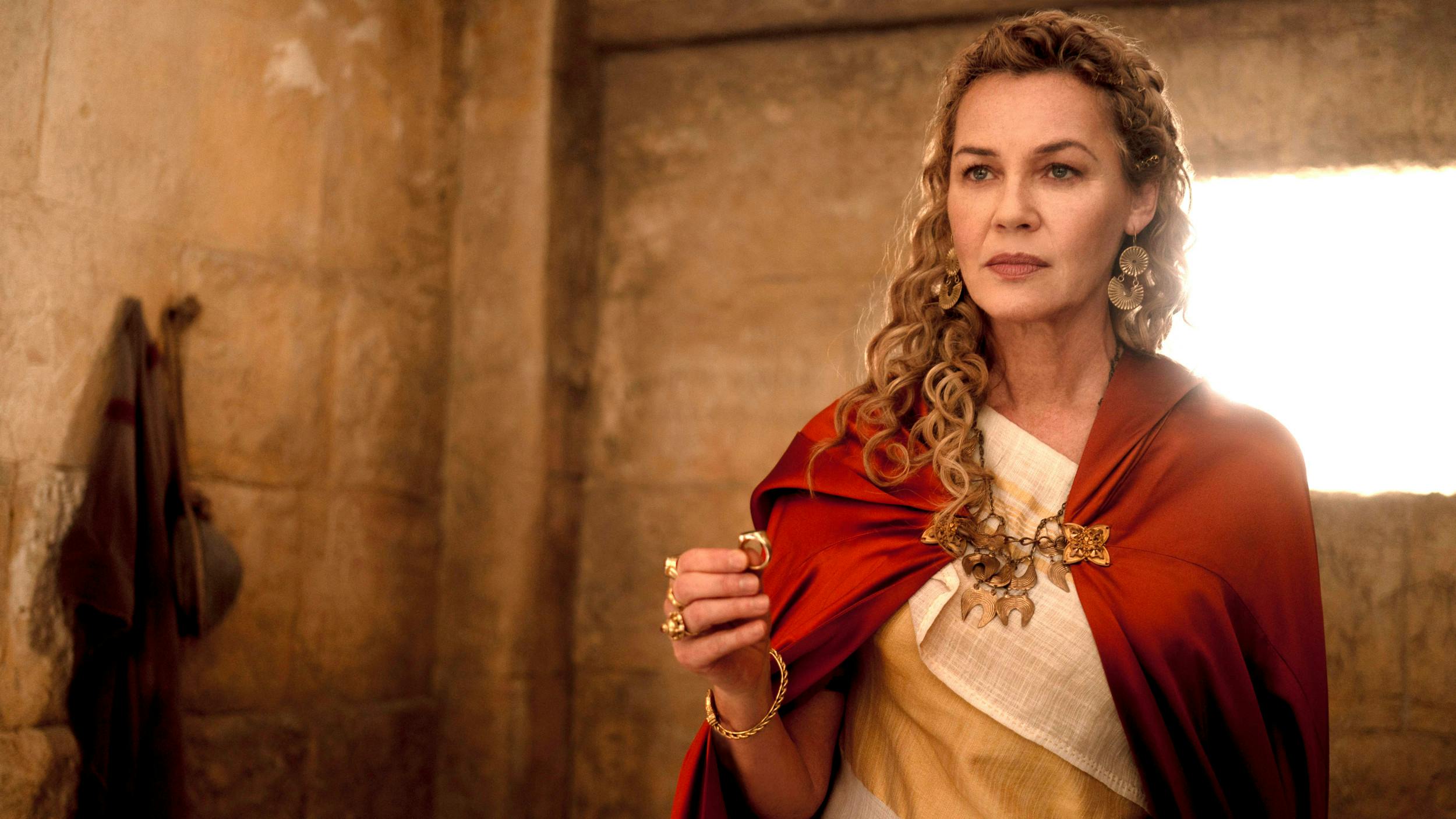 En af danskerens glasroller er som Lucilla i ”Gladiator”-filmene.