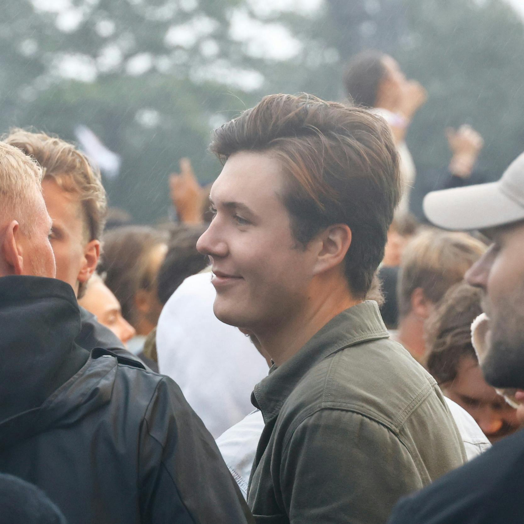 Det var tydeligt at se på Christian , at han nød at blive taget under vingerne af fodboldlandsholdets sidste skanse.