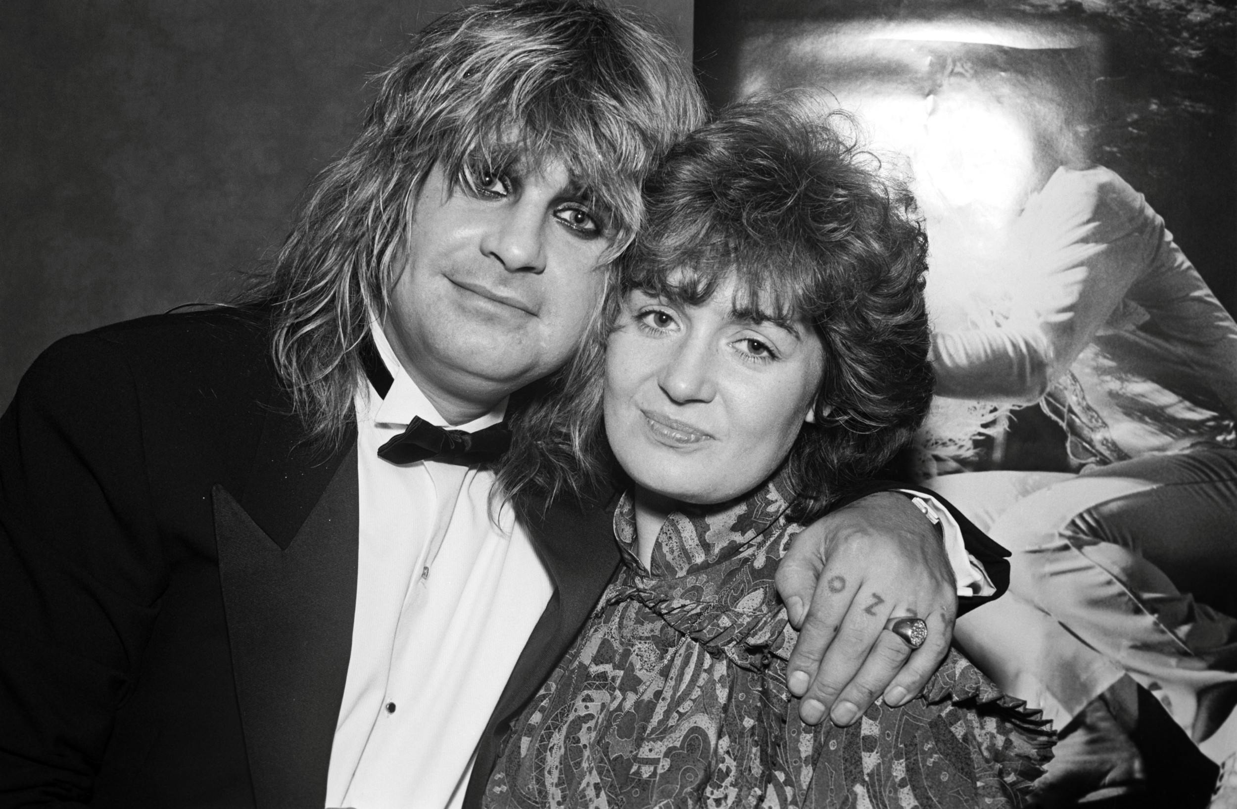 Ozzy og Sharon til fest sammen i Los Angeles i 1984. 