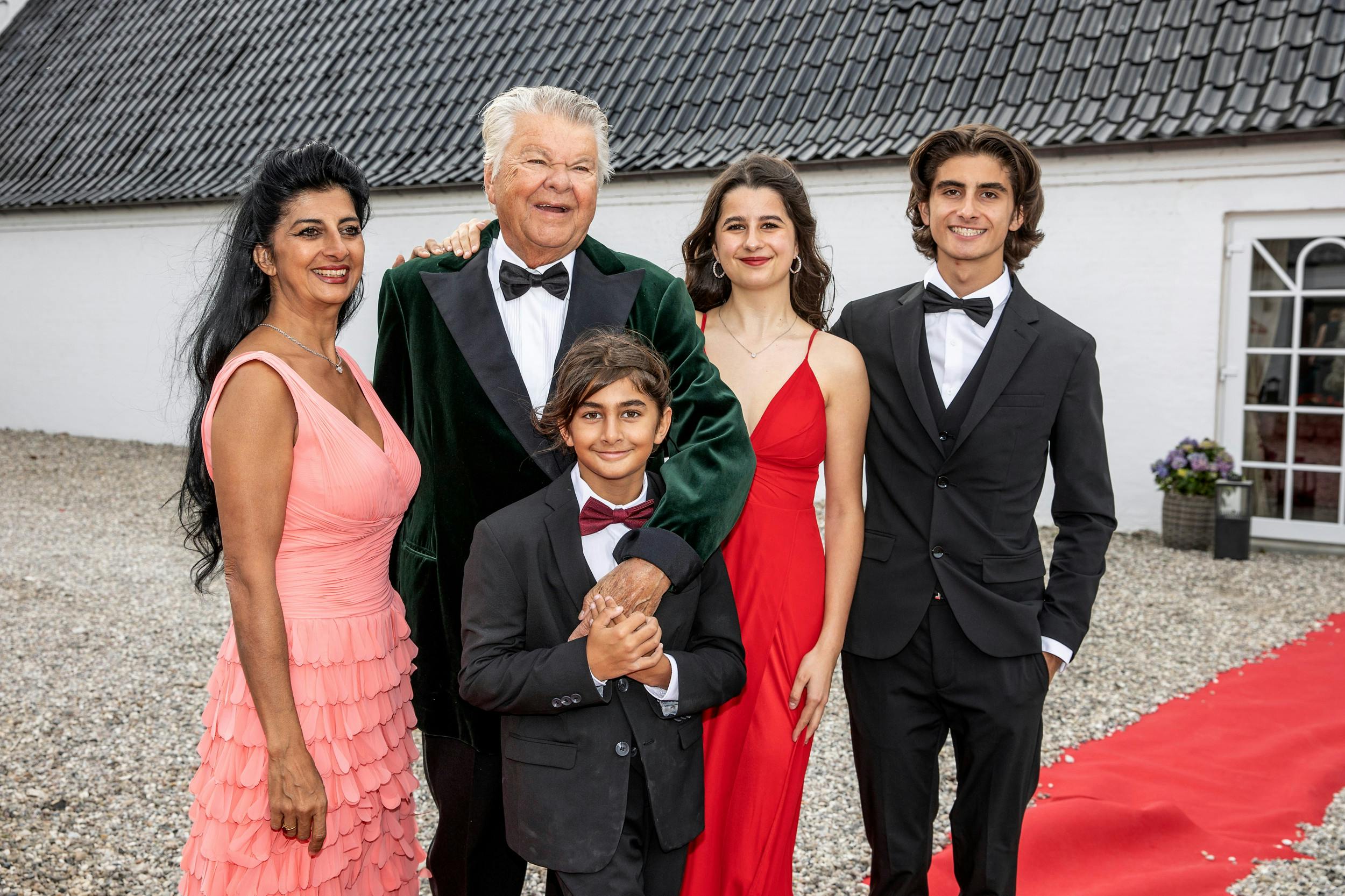Christian Kjær er lykkelig med sin tredje familie, Susan, deres fælles søn Alexander og Susans børn Stella, 19, og Leon, 17 år.