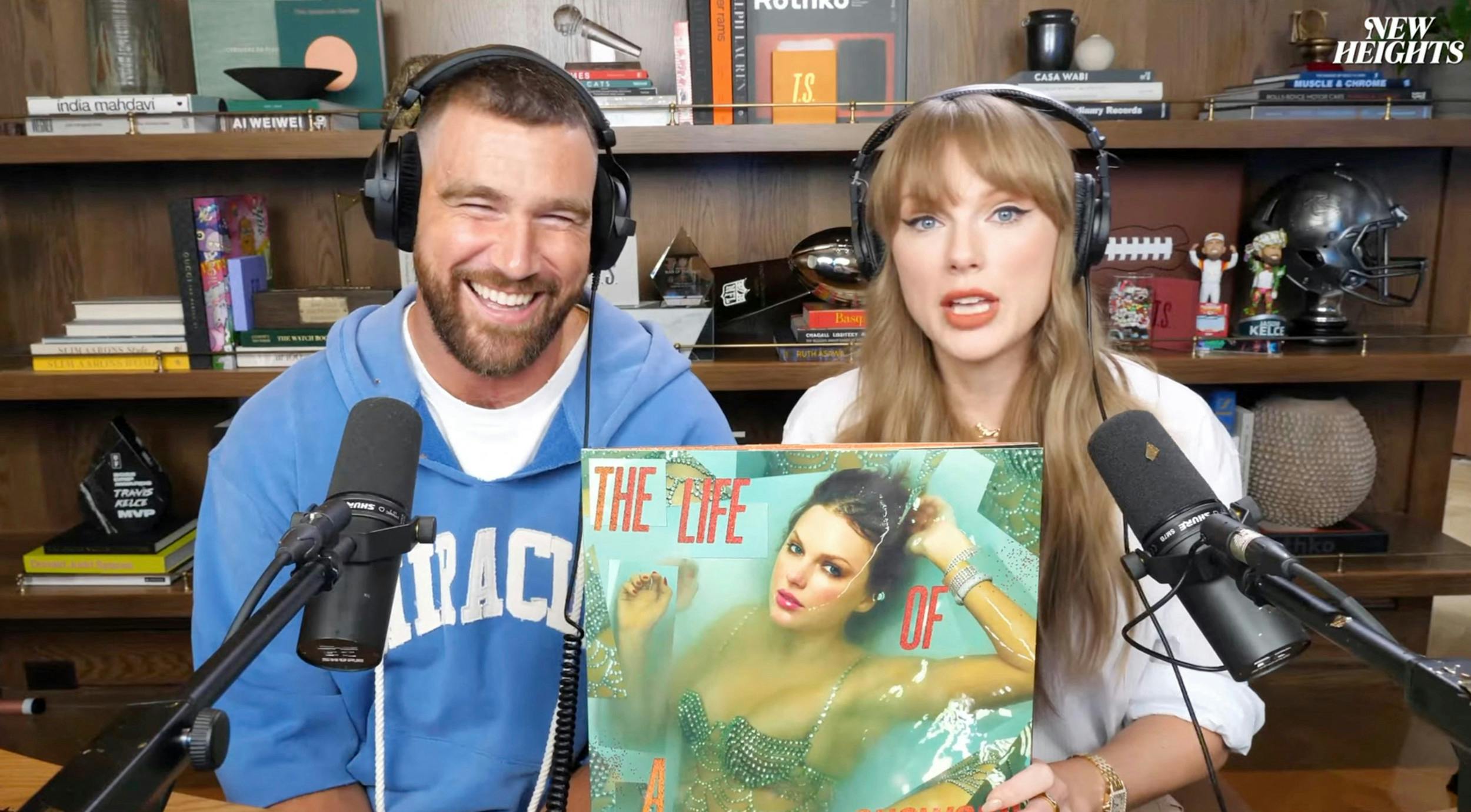 Travis var med, da Taylor i podcasten ”New Heights” for nylig afslørede sit nye album ”The Life of a Showgirl”, som udkommer 3. oktober.