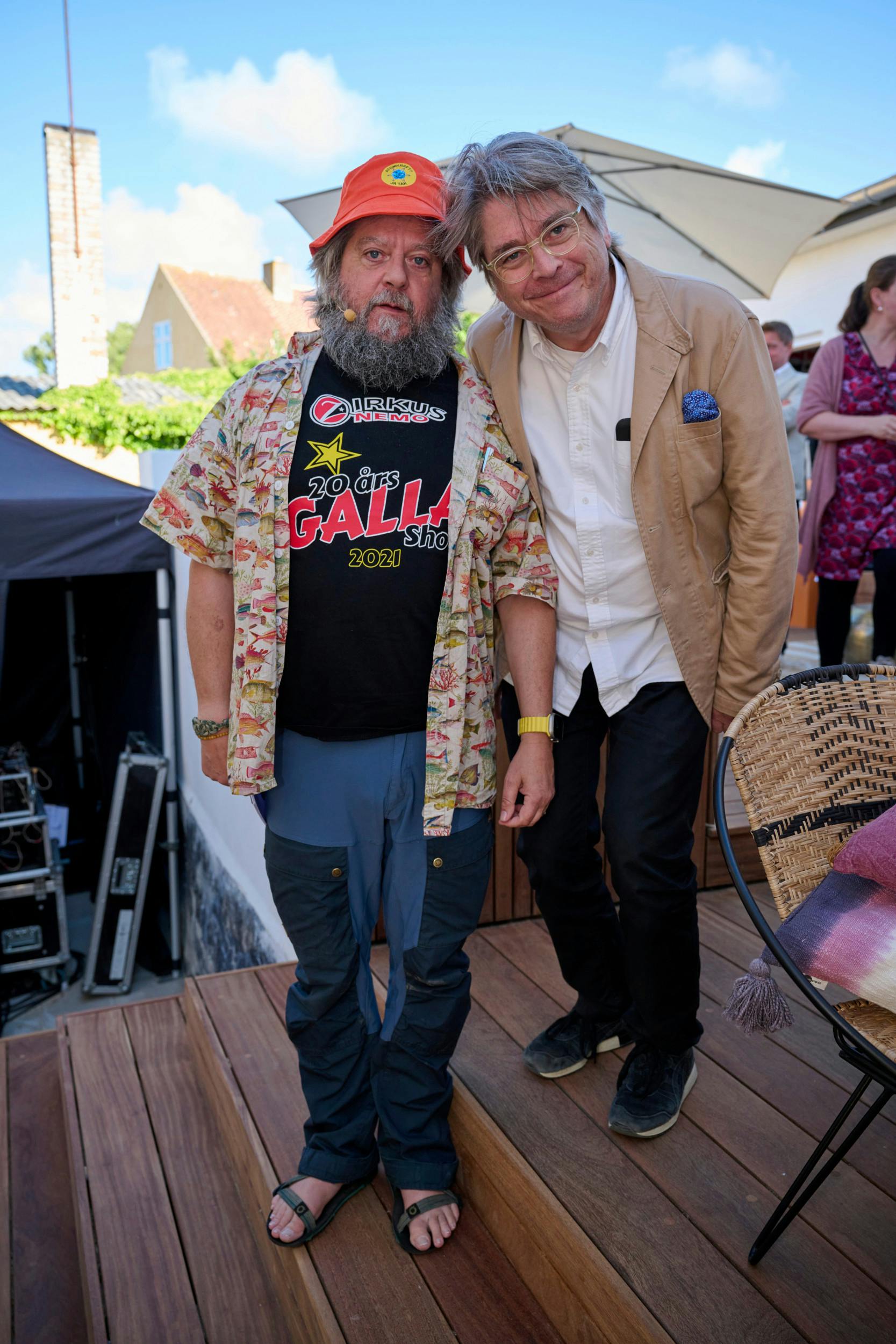 Anders Lund Madsen , 61, trøster sig med, at hans storebror undgik angst og panik, da han skulle dø.