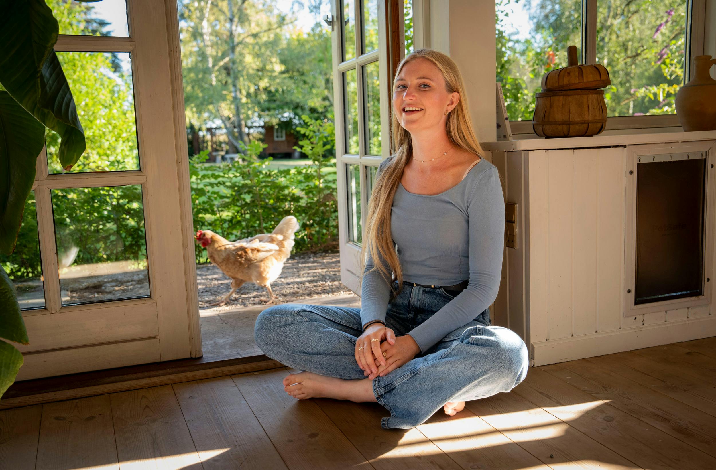 Dyrelivet er aldrig langt væk på den gamle gård.