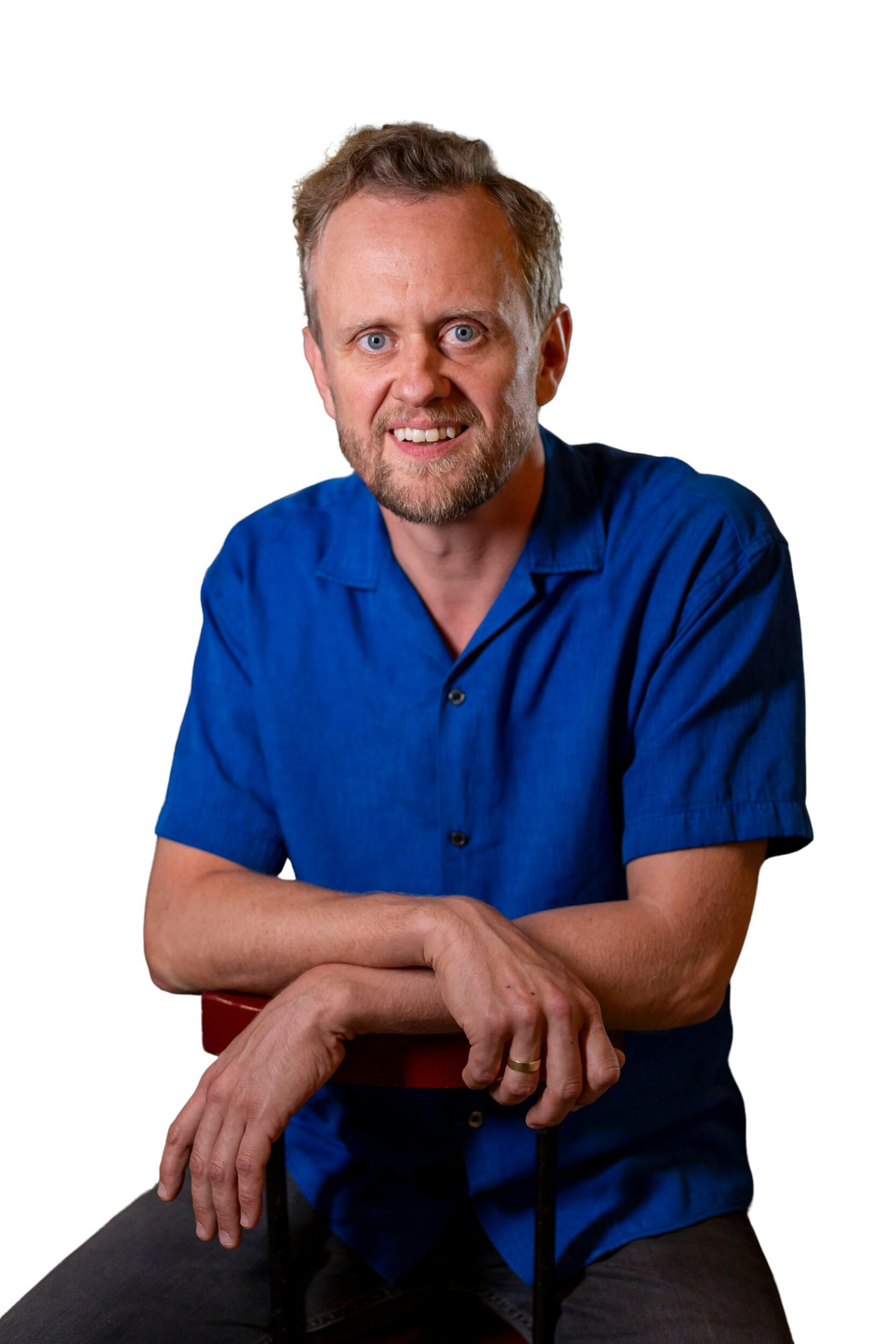 Morten Raahede Brovn , 44, voksede op dels inde i Brønderslev – og ude på et nedlagt landbrug.