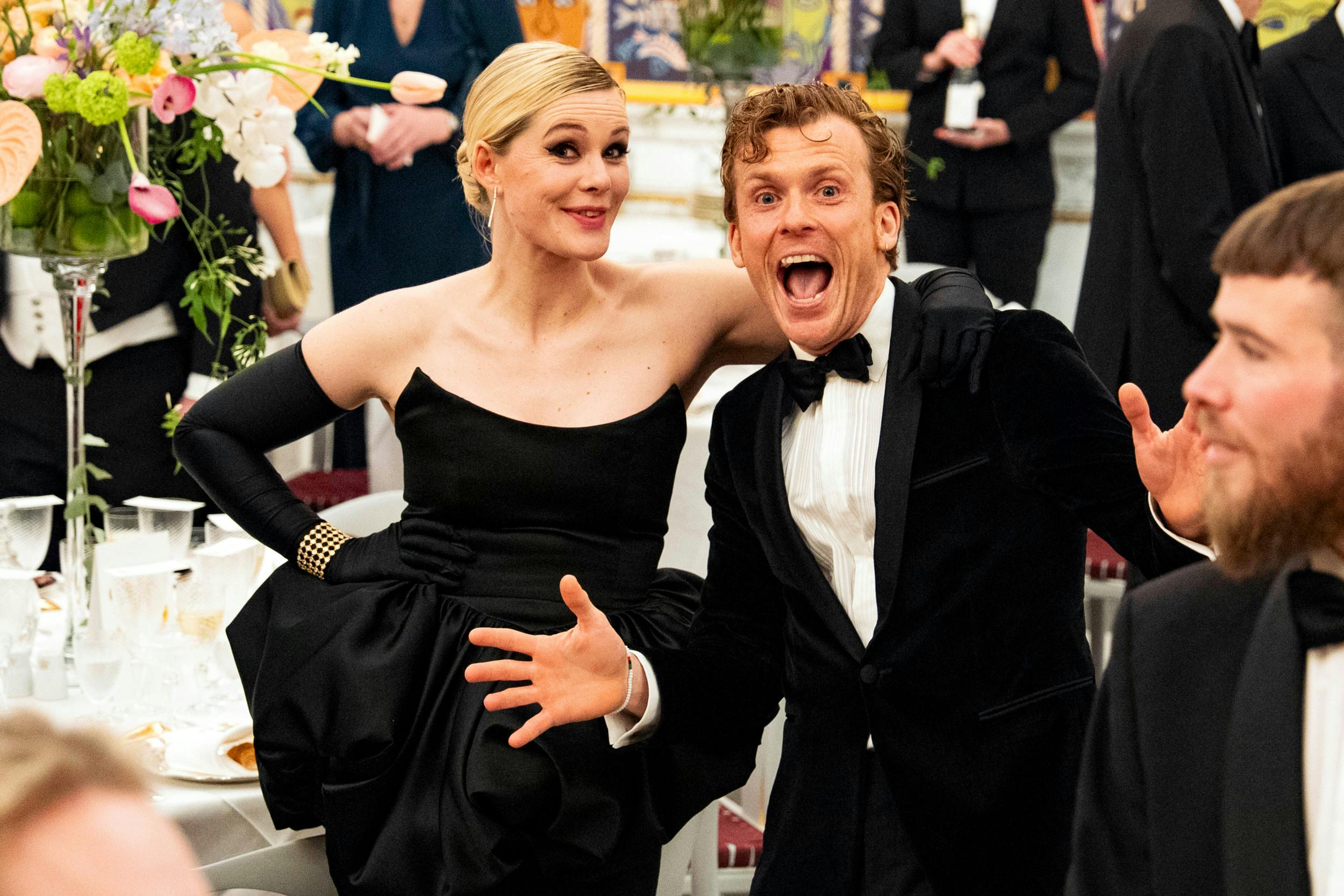 Sofie Torp var i februar til kongeparrets kulturbal på Christiansborg Slot, hvor hun hyggede sig med ”Carmen Curlers”-kollegaen Morten Hee Andersen , 34.