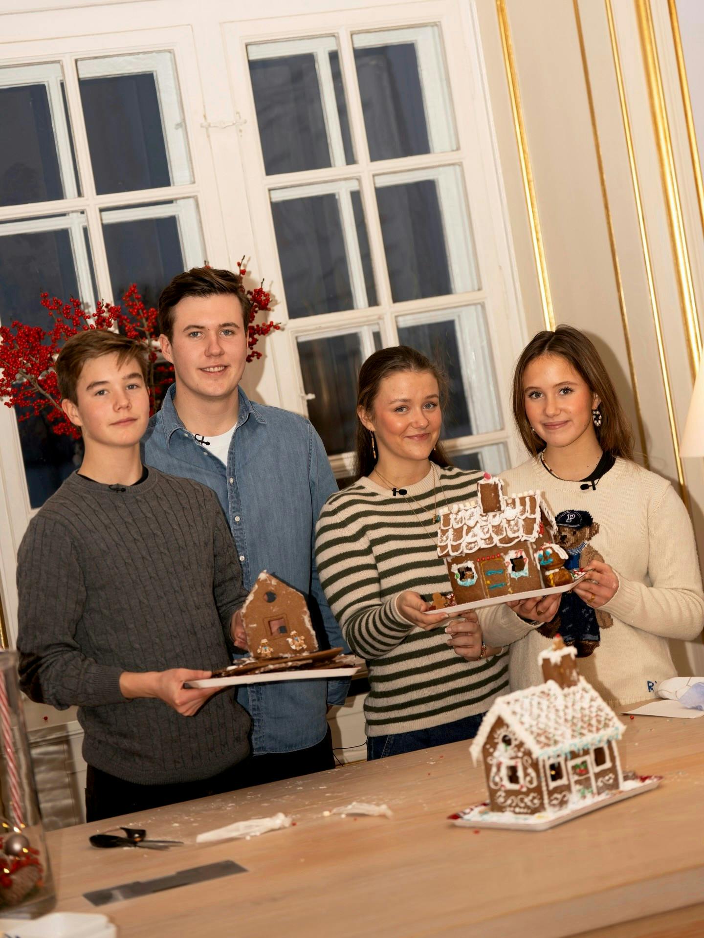 Kongeparrets børn får nu en større finger med i spillet i planlægningen af julen. 