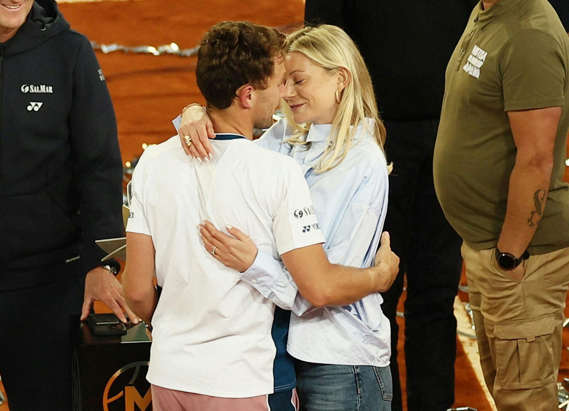 Maria Galligani er en solid støtte for Casper Ruud både på og udenfor banen.