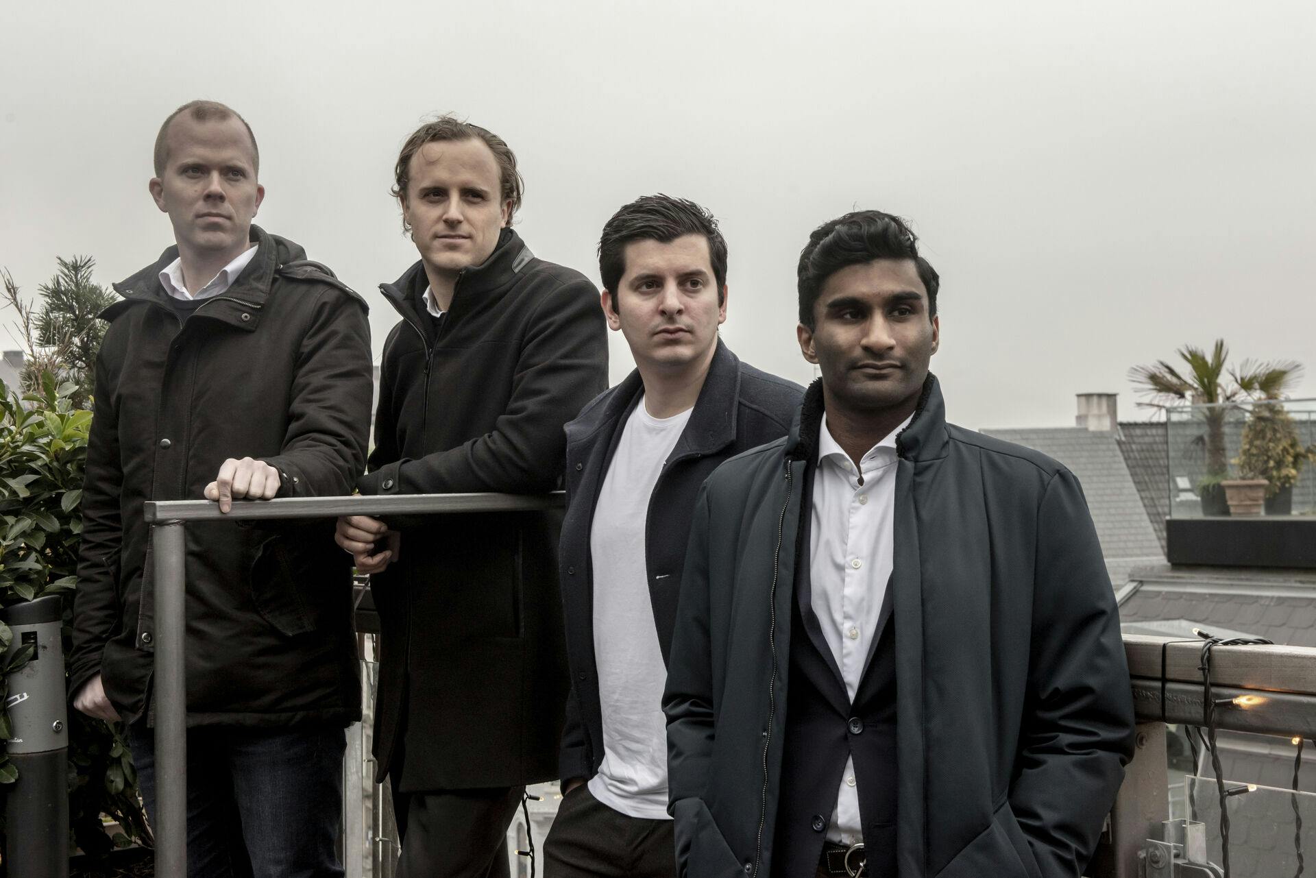 Michael Thomsen, Christian Arnstedt, Vasilij Brandt og Pascar Sivam udgør direktionen i Blazar.