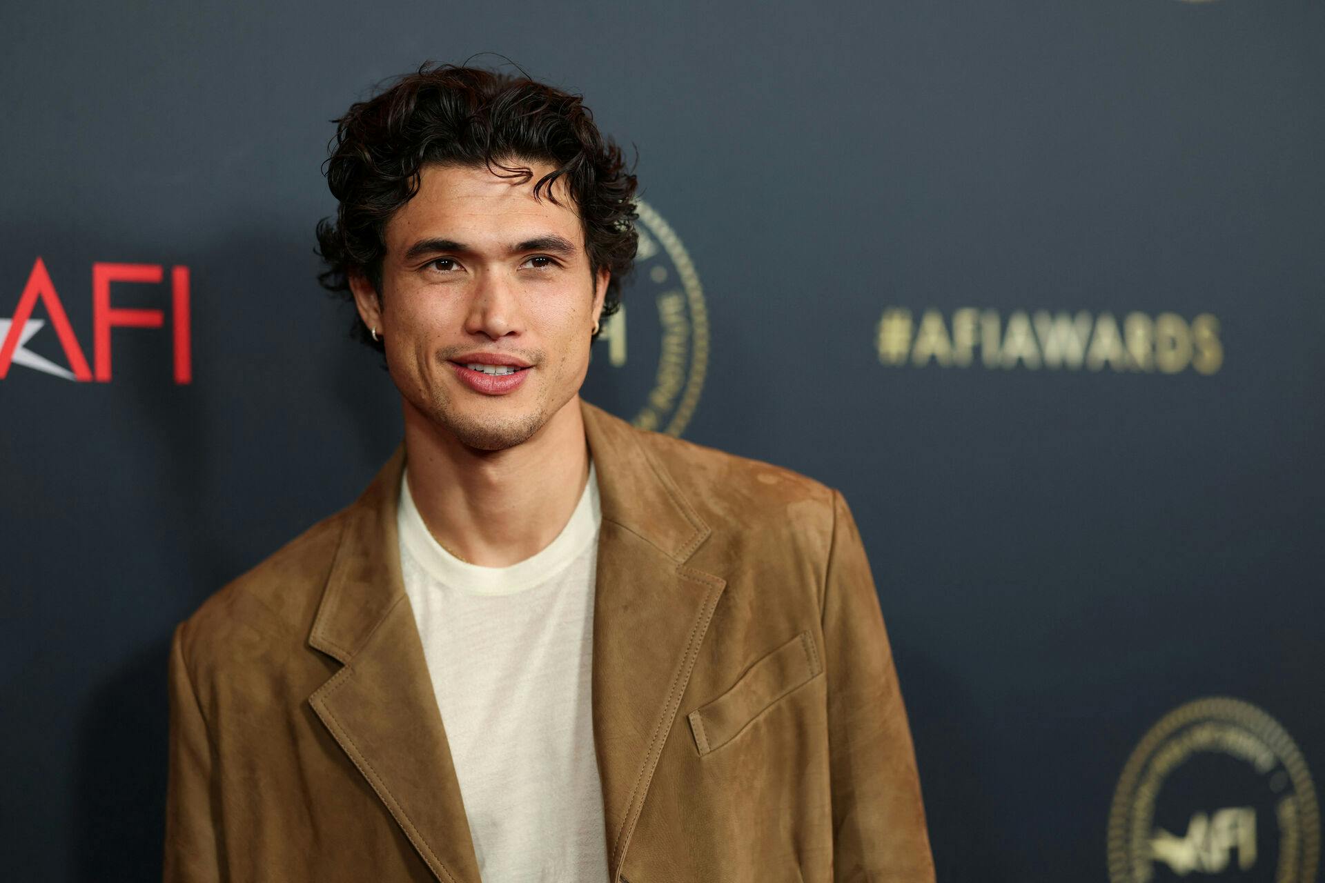 Charles Melton attends the AFI (American Film Institute) Awards Luncheon in Los Angeles, California, U.S., January 12, 2024. REUTERS/Mario Anzuoni REFILE - CORRECTING EVENT FROM "AFI AWARDS" TO "AFI AWARDS LUNCHEON".