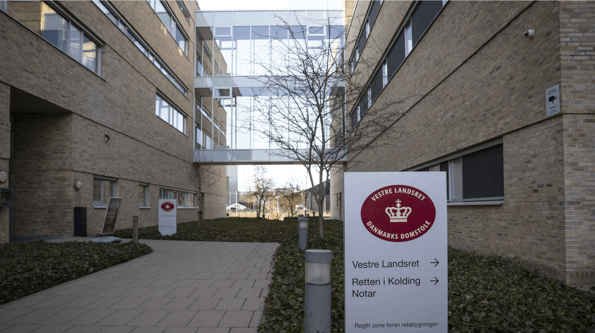 Retten i Kolding mandag den 17. marts 2025. Retten i Kolding er Danmarks 3. største blandt de 24 byretter. Retskredsen har ca. 290.000 indbyggere og omfatter Billund, Fredericia, Kolding og Vejle kommuner