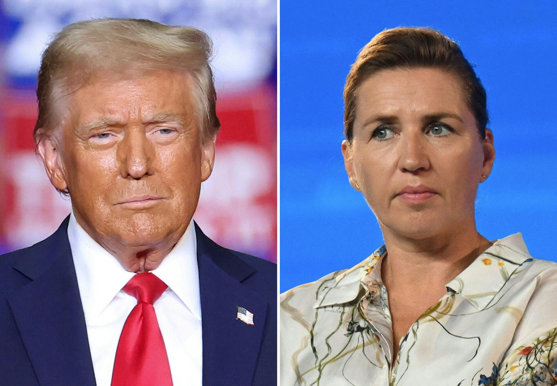 Mette Frederiksen og Donald Trump er endt i ny krydsild, hvor den danske statsminister advarer mod splid i Nato, mens den amerikanske præsident gentager ønsket om kontrol med Grønland.