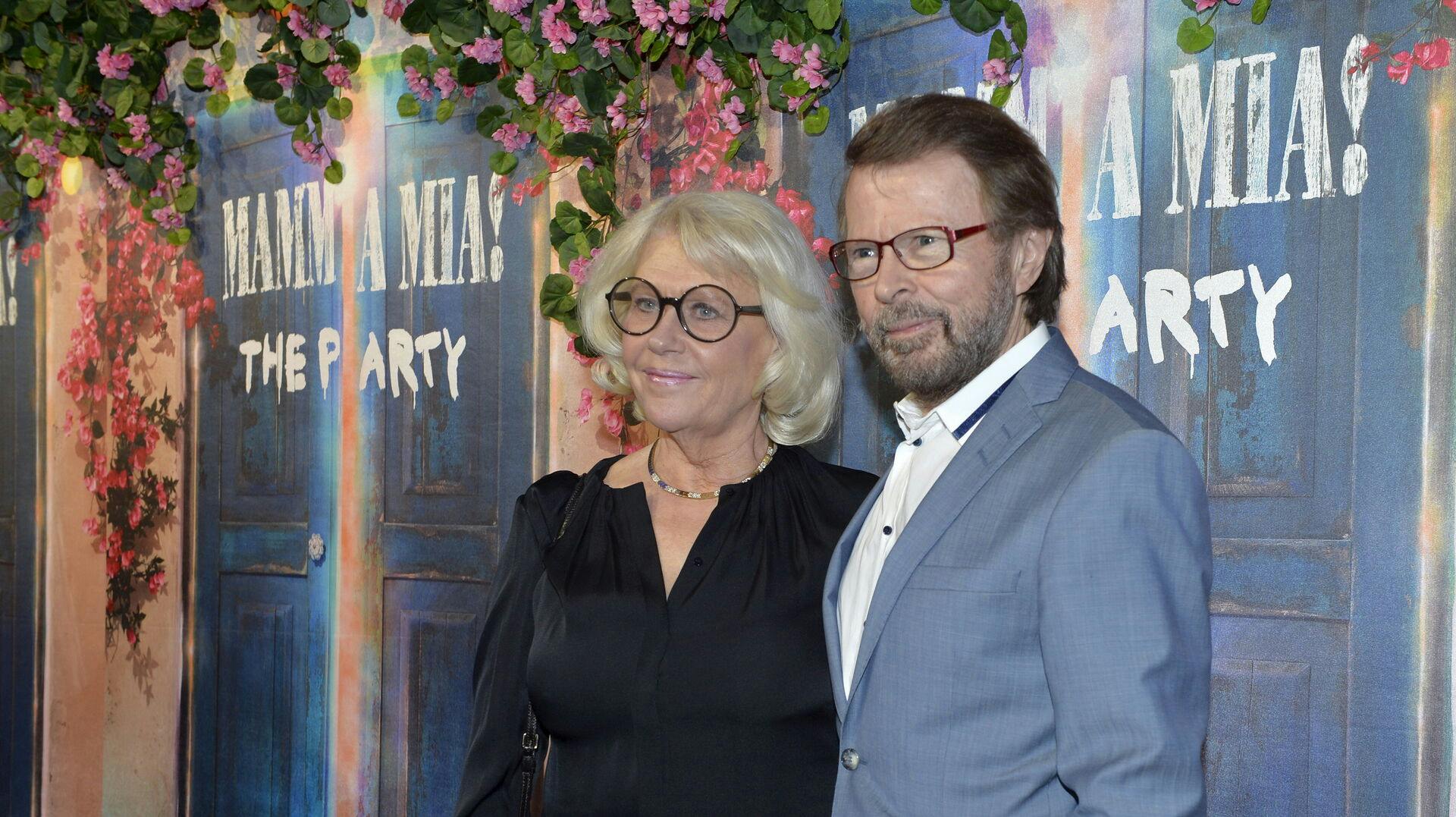 Tidligere ABBA-medlem Björn Ulvaeus (th.) har mistet sin ekskone, Lena Källersjö.