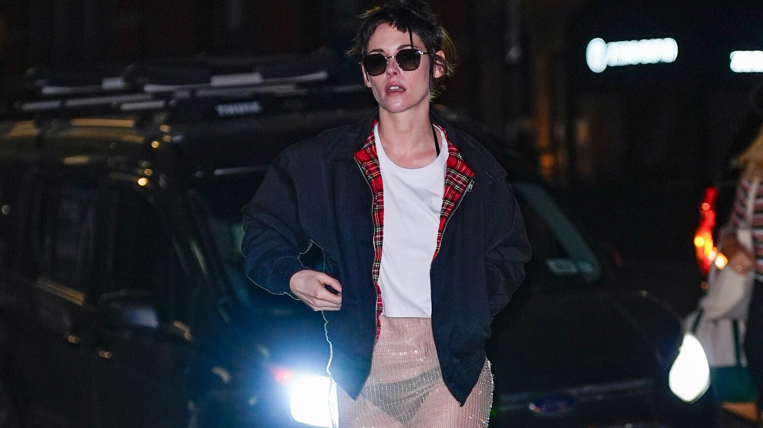 Kristen Stewart is seen on January 5, 2026 in New York City, NY. (Photo by XNY/starmaxinc.com/Newscom/Sipa USA)