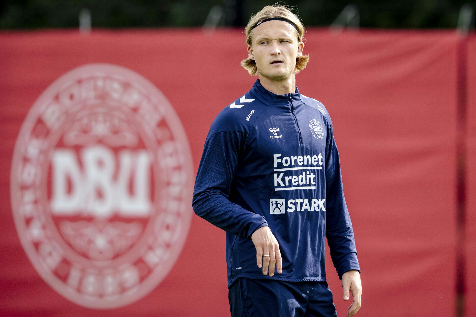 Kasper Dolberg står noteret for 56 A-landskampe for Danmark.