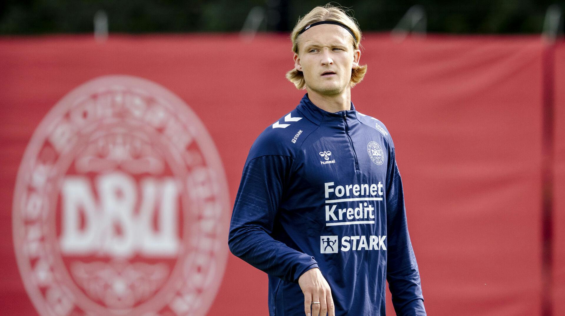 Kasper Dolberg står noteret for 56 A-landskampe for Danmark.
