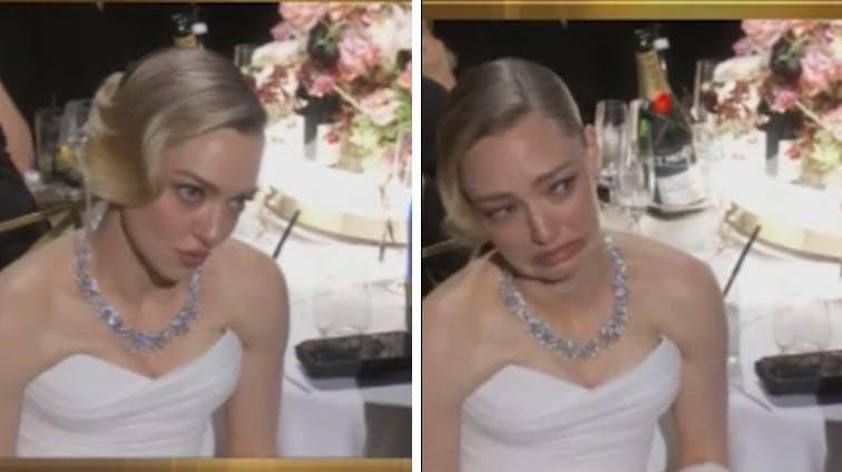 Amanda Seyfrieds ansigtsreaktioner til Golden Globes er gået viralt.