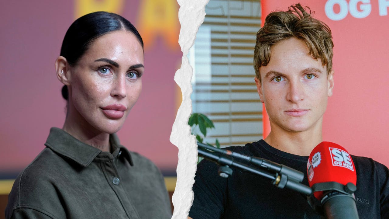 Smilene er brede, men helt klart falske, mellem Anna Seneca og Karl Weihe, da de mødes i sæson 22 af "Paradise Hotel". Det lægger ingen af dem skjul på.