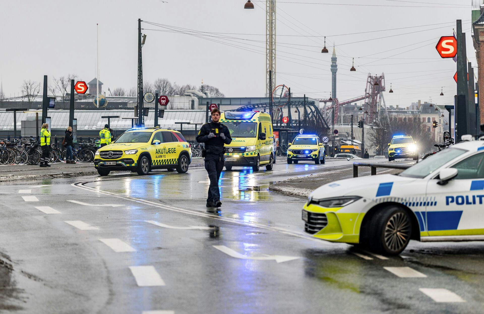 En kvinde er kommet til skade efter et færdselsuheld på Tietgensbroen ved Københavns Hovedbanegård tirsdag den 13. januar 2026
