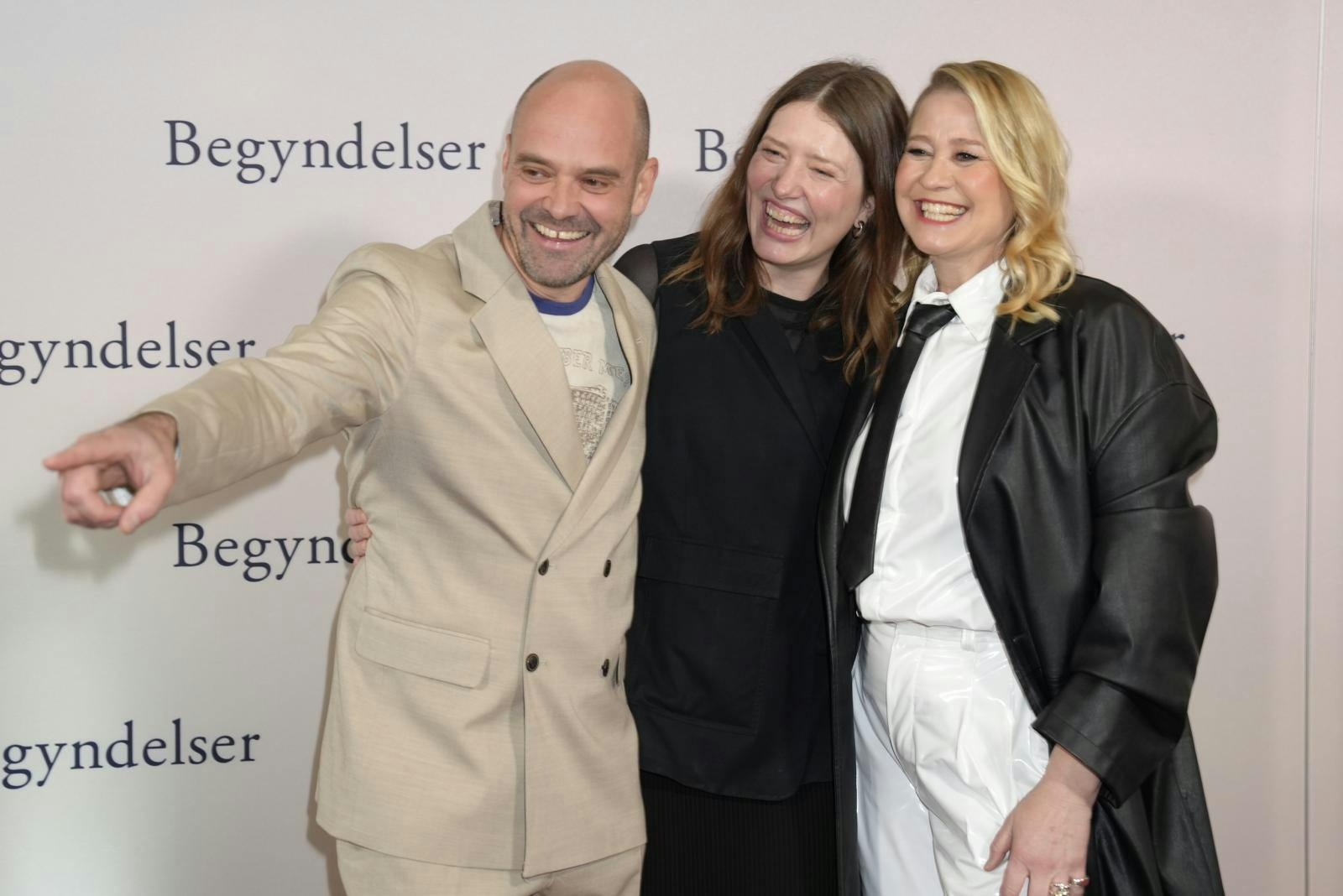 Der var høj stemning på den røder løber.