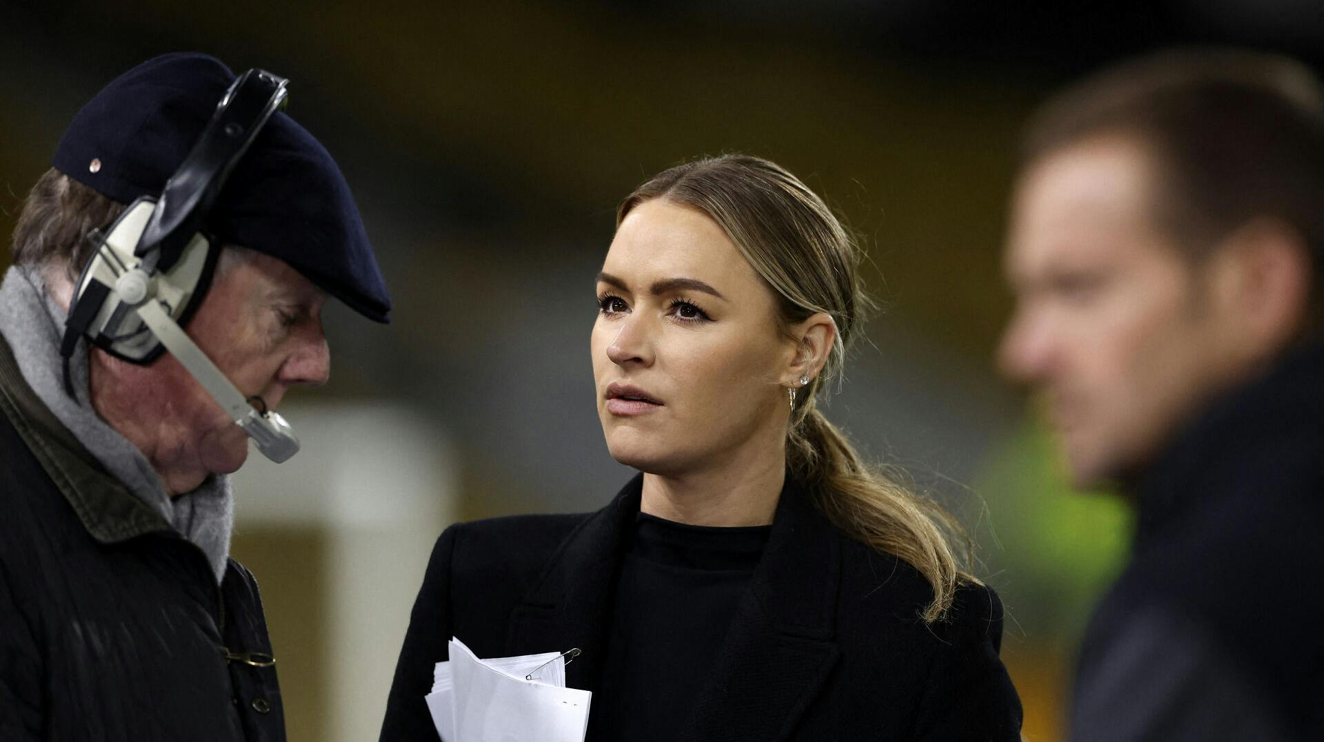 Laura Woods er fast kvinde på TNT's sportsdækning. 