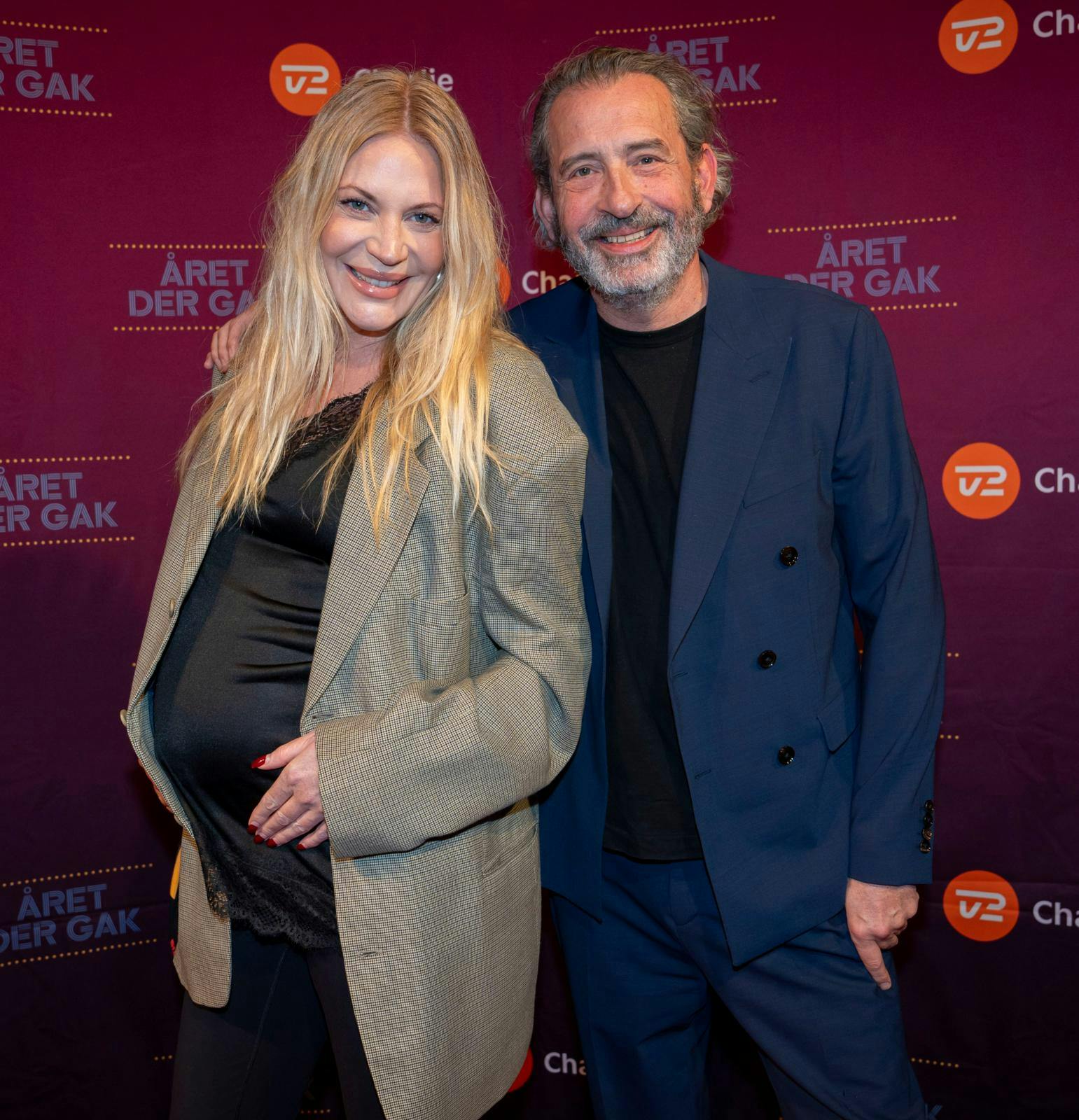 Parret stod frem som kærester i 2024. Her ses de i november sidste år.