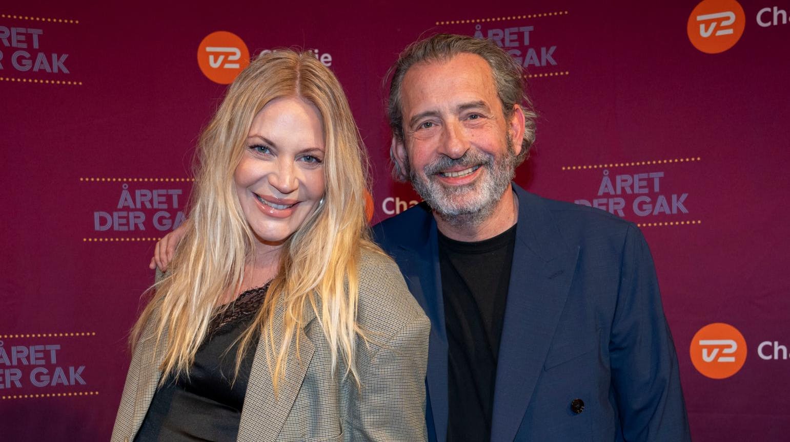 Parret stod frem som kærester i 2024. Her ses de i november sidste år.