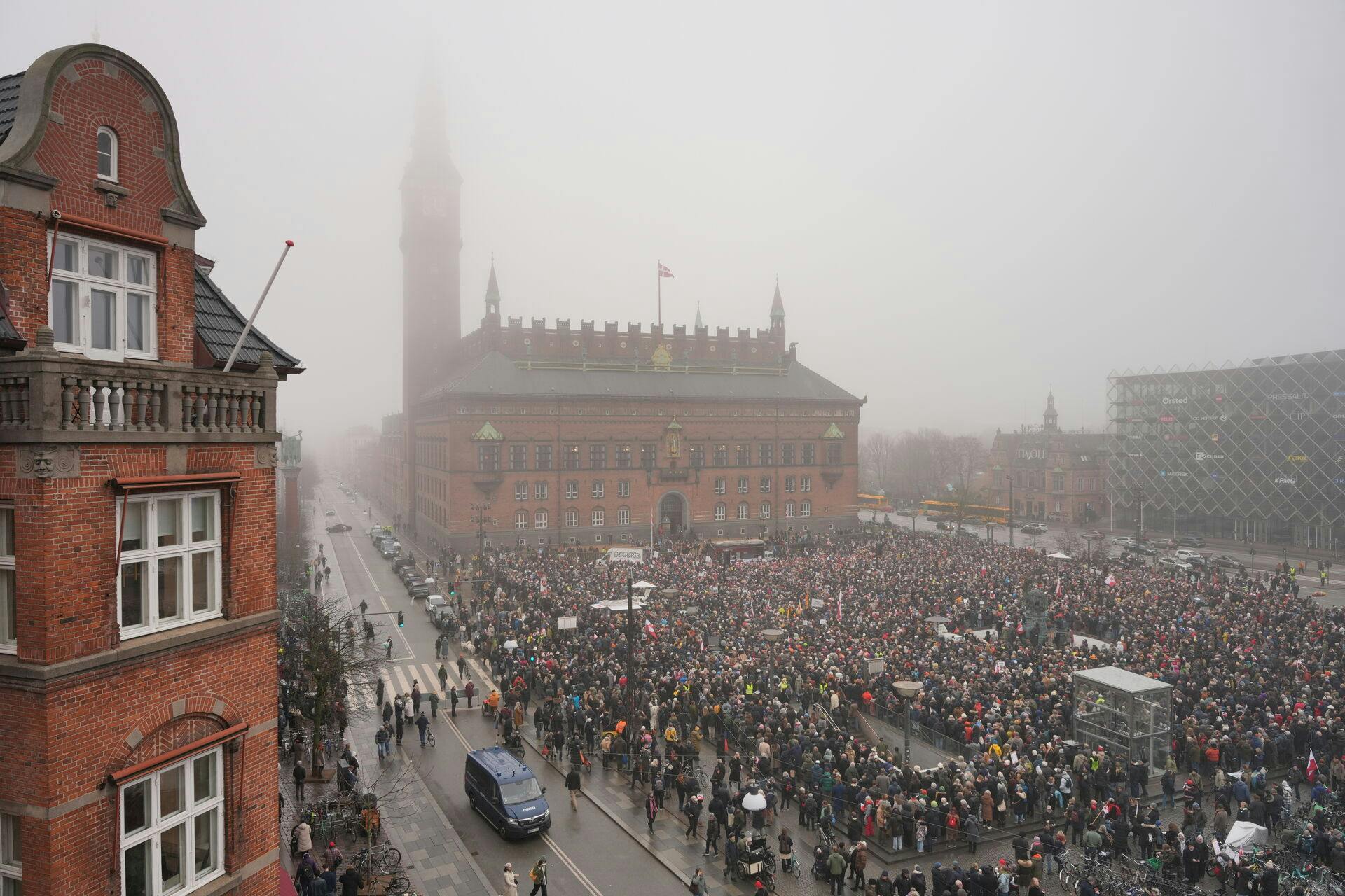 Under the slogans 'hands off Greenland' and 'Greenland for Greenlanders', a demonstration is held in Copenhagen on Saturday, January 17, 2026. The demonstration aims to show solidarity with Greenland, the Greenlandic people, and the Danish Realm. (Photo: Emil Helms/Scanpix 2026)