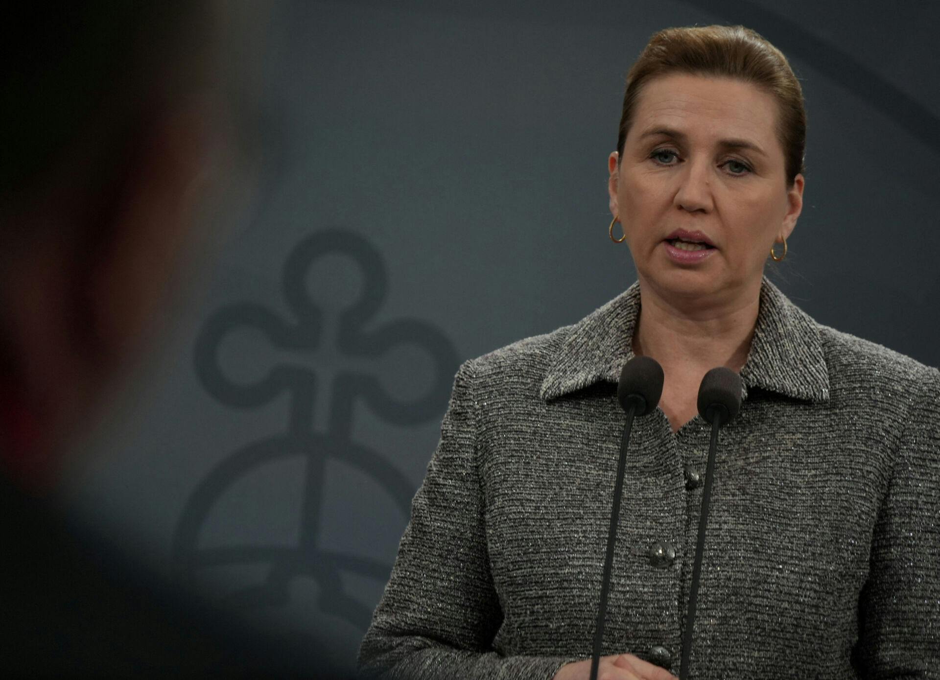 Danish Prime Minister Mette Frederiksen attends a press conference in Copenhagen, Denmark, January 13, 2026. REUTERS/Tom Little