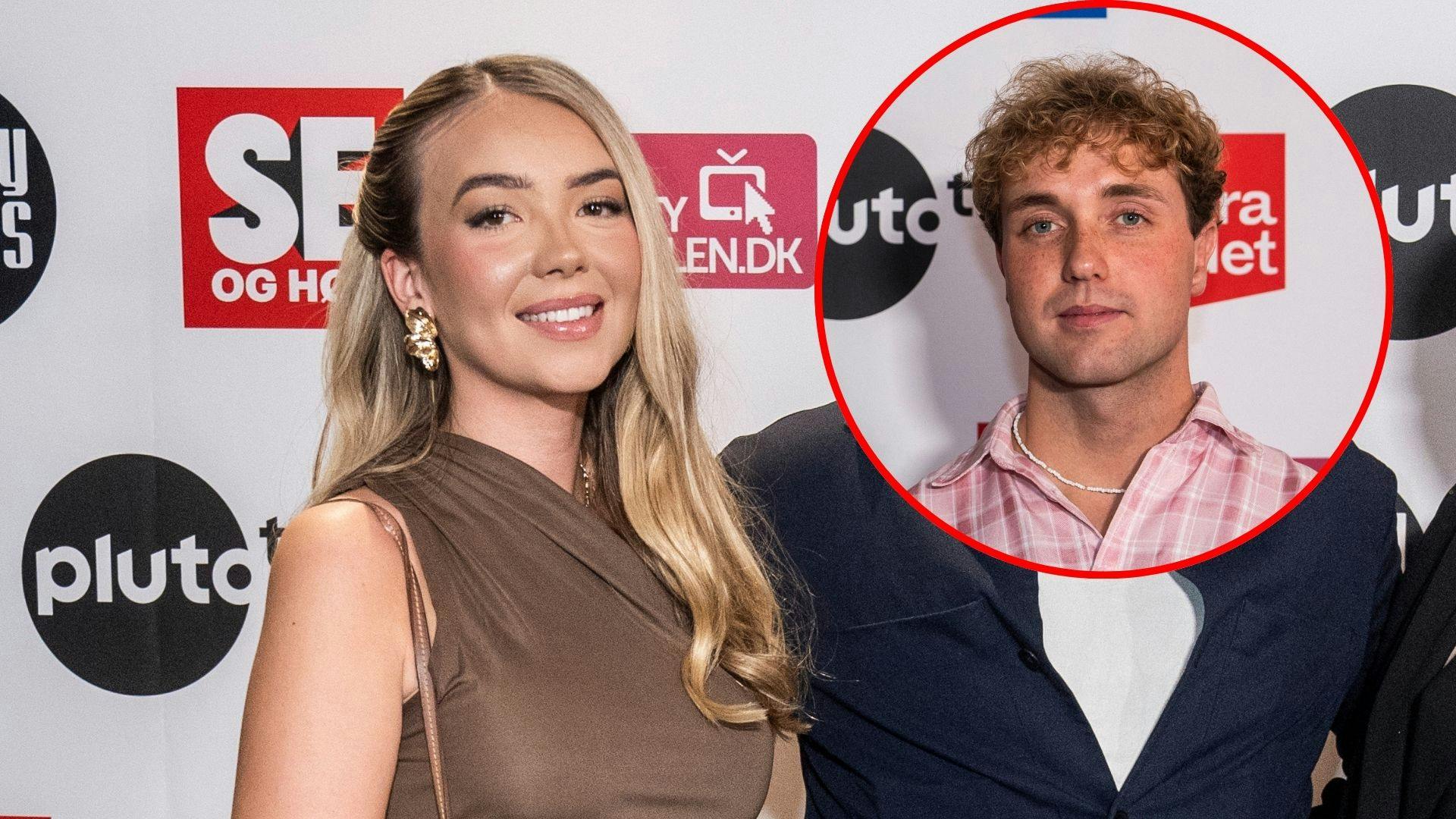 De ankom ikke på den røde løber sammen, men i løbet af aftenen kom Mathilde Bang og Viktor Vejleskov tættere og tættere på hinanden.