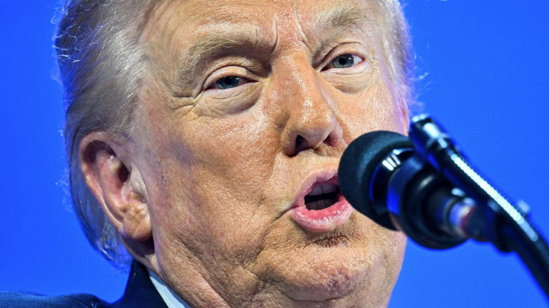 Donald Trump siger, at USA har kæmpet for Danmark.