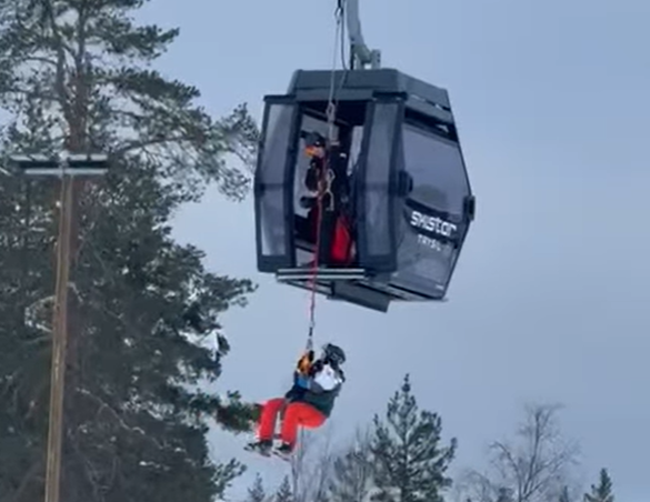 En lidt for spændende dag på de norske pister i Trysil. 