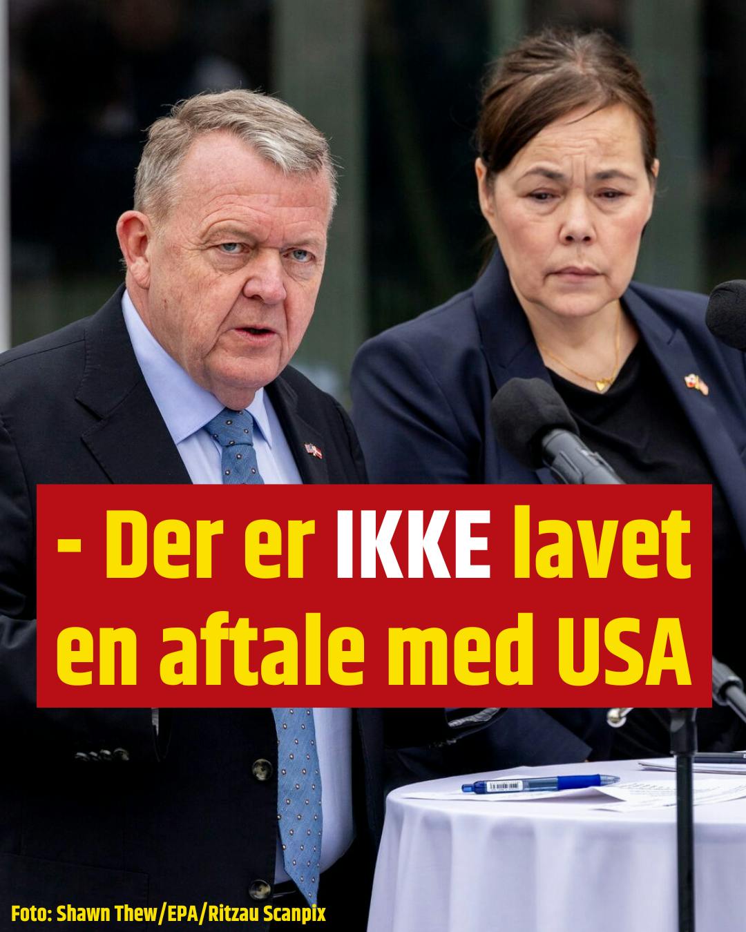 Vivian Motzfeldt slår fast, at der ikke er blevet indgået en aftale uden om den grønlandske regering.