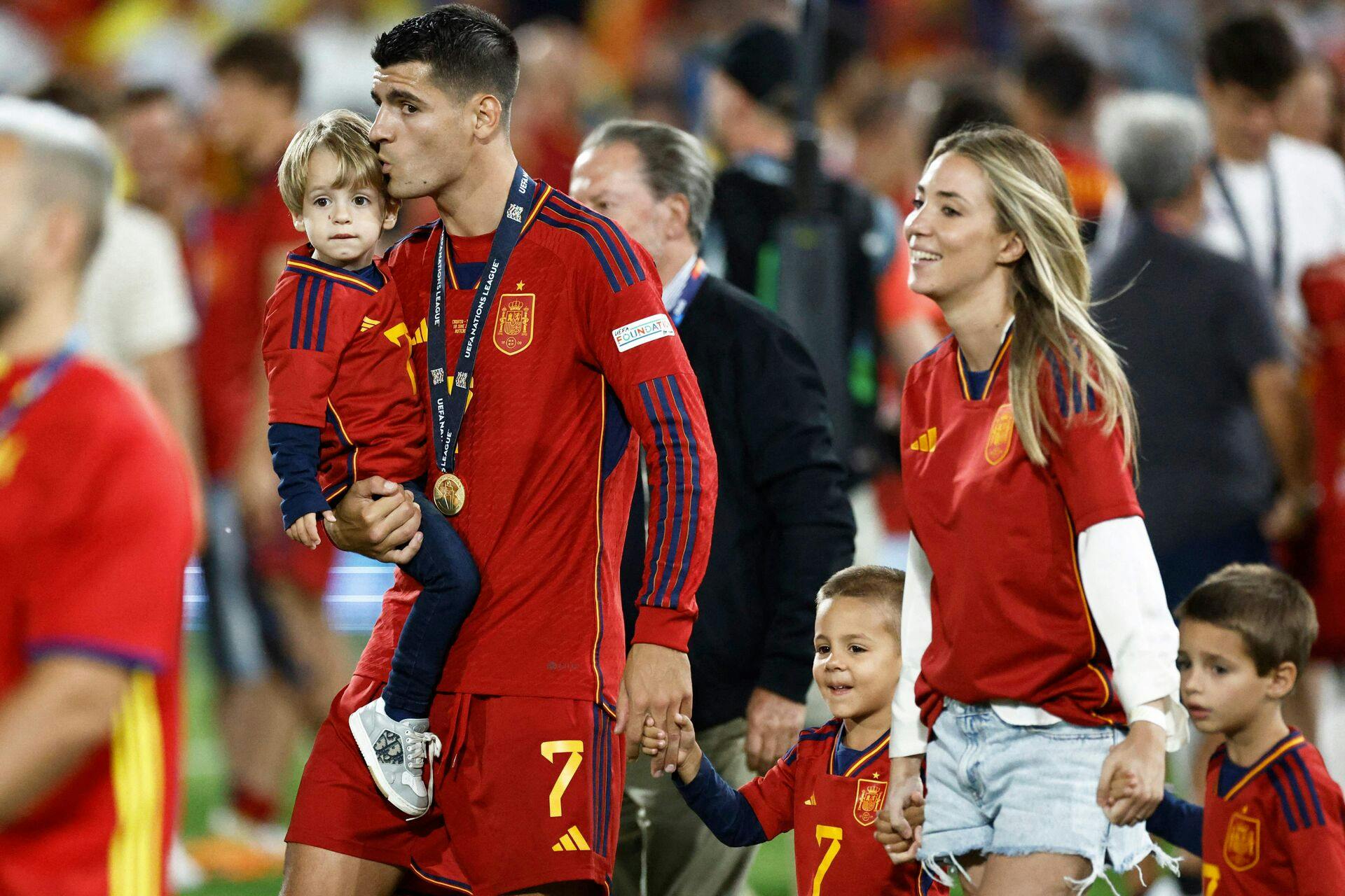Alvaro Morata og Alice Campello bor igen separeret.