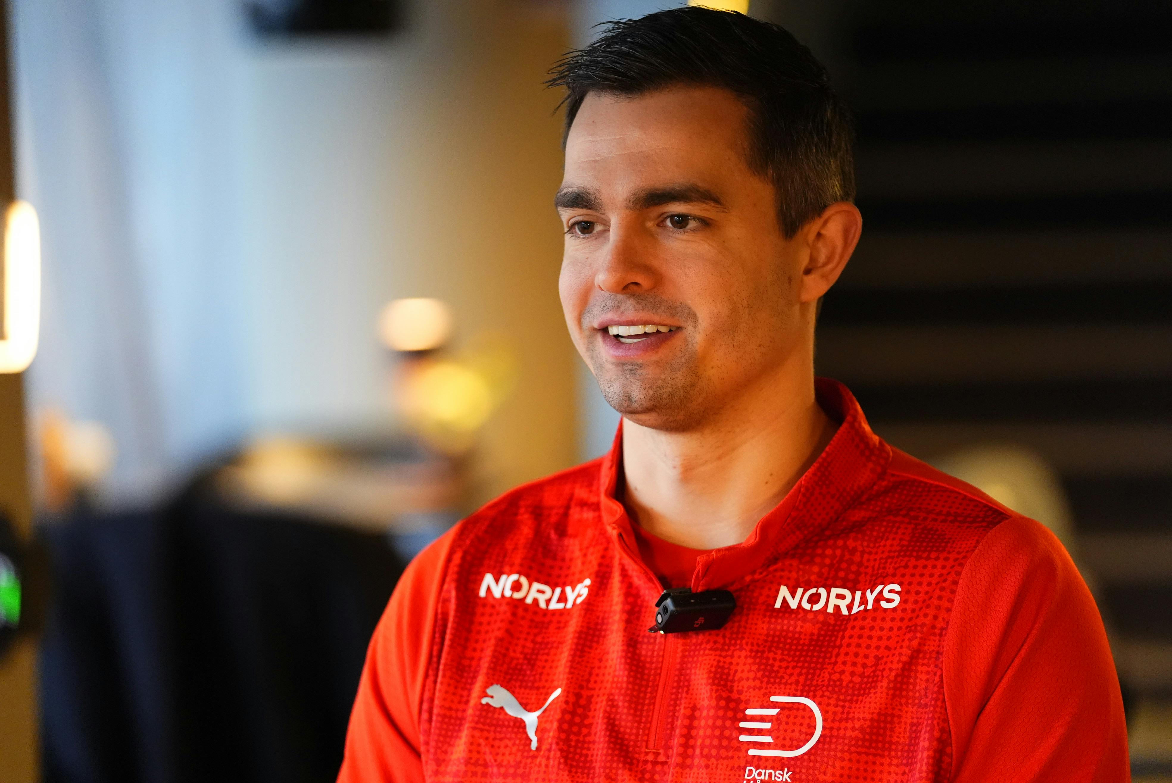 Rasmus Lauge er en af de få, der under slutrunden har fået et hotelværelse for sig selv. Noget som Nikolaj Jacobsen har valgt, men som Lauge også er glad for.