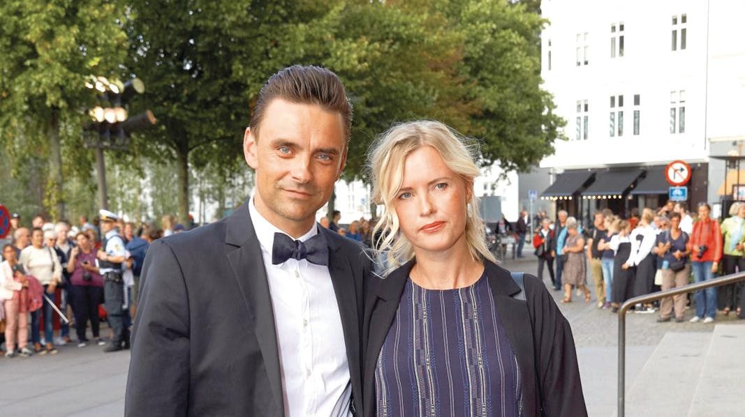 Simon Kvamm og Stine Ellerbæk blev gift i 2010. Her ses de sammen syv år senere