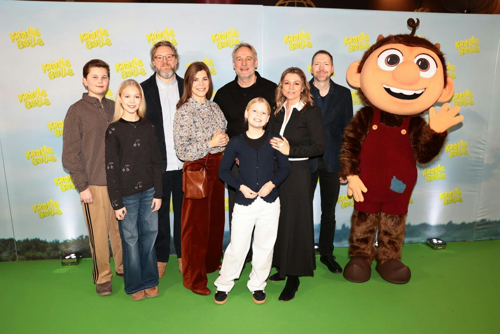 Holdet bag filmen var selvfølgelig også mødt op.