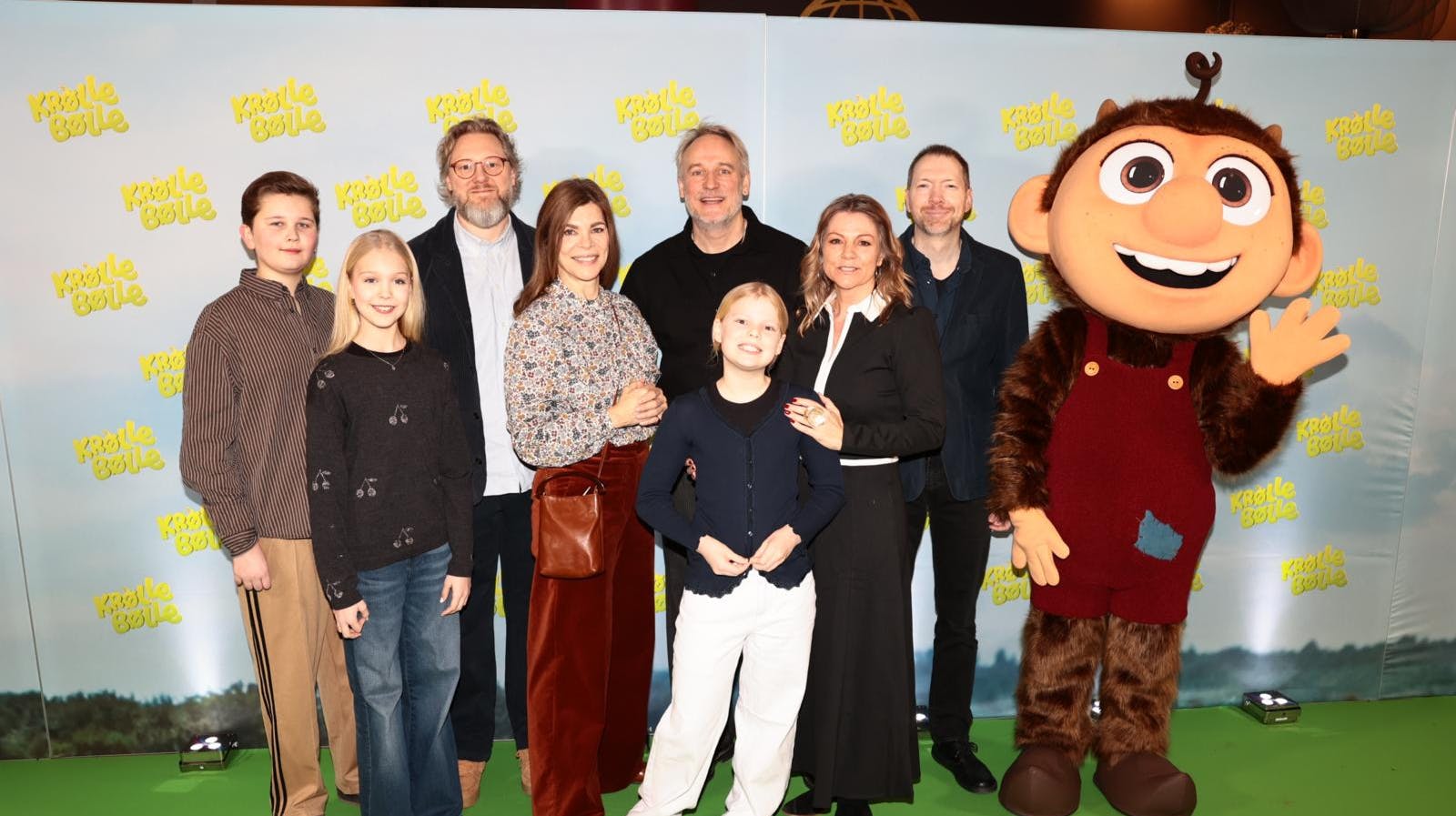 Holdet bag filmen var selvfølgelig også mødt op.