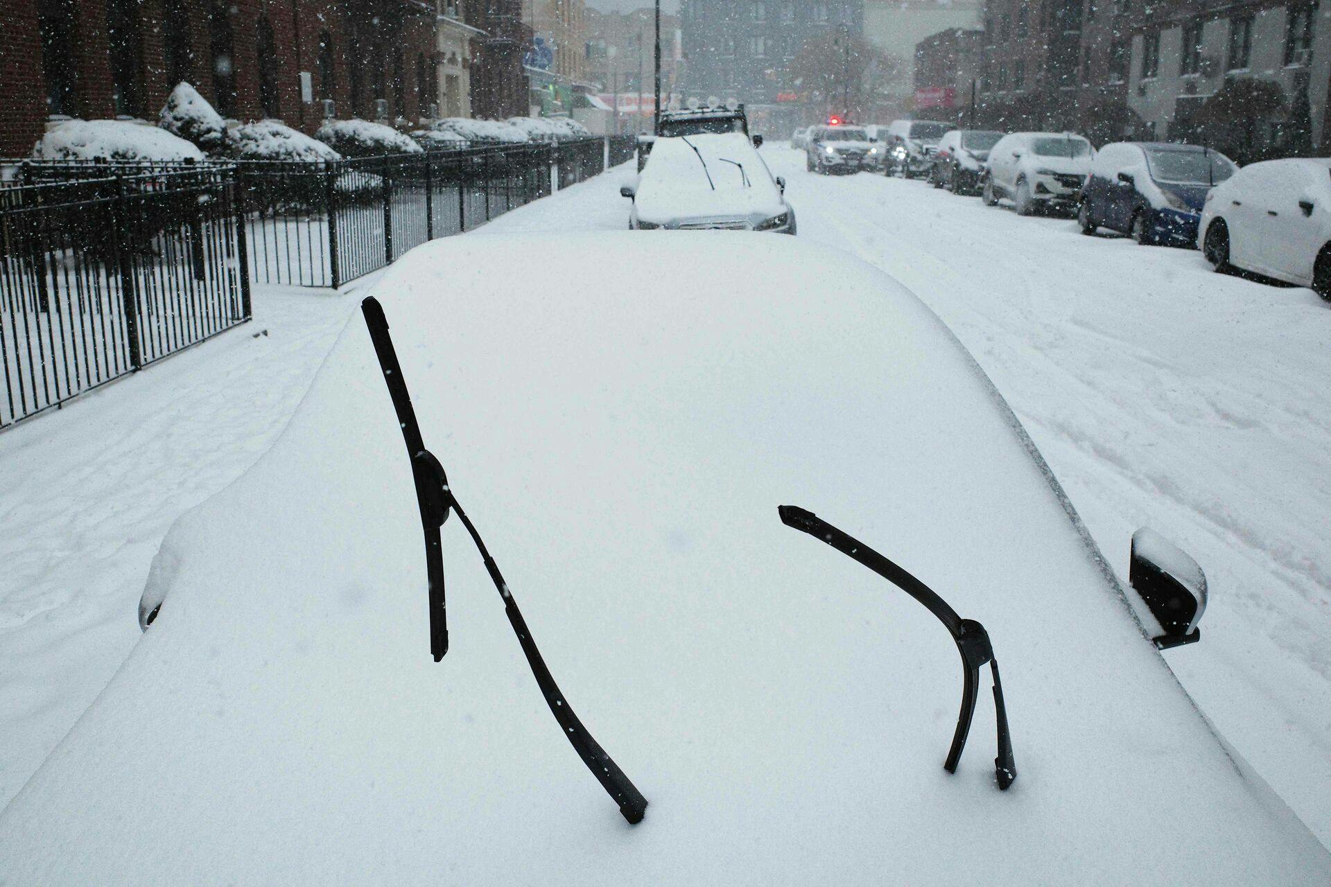 Det er rigtig koldt i New York for tiden.