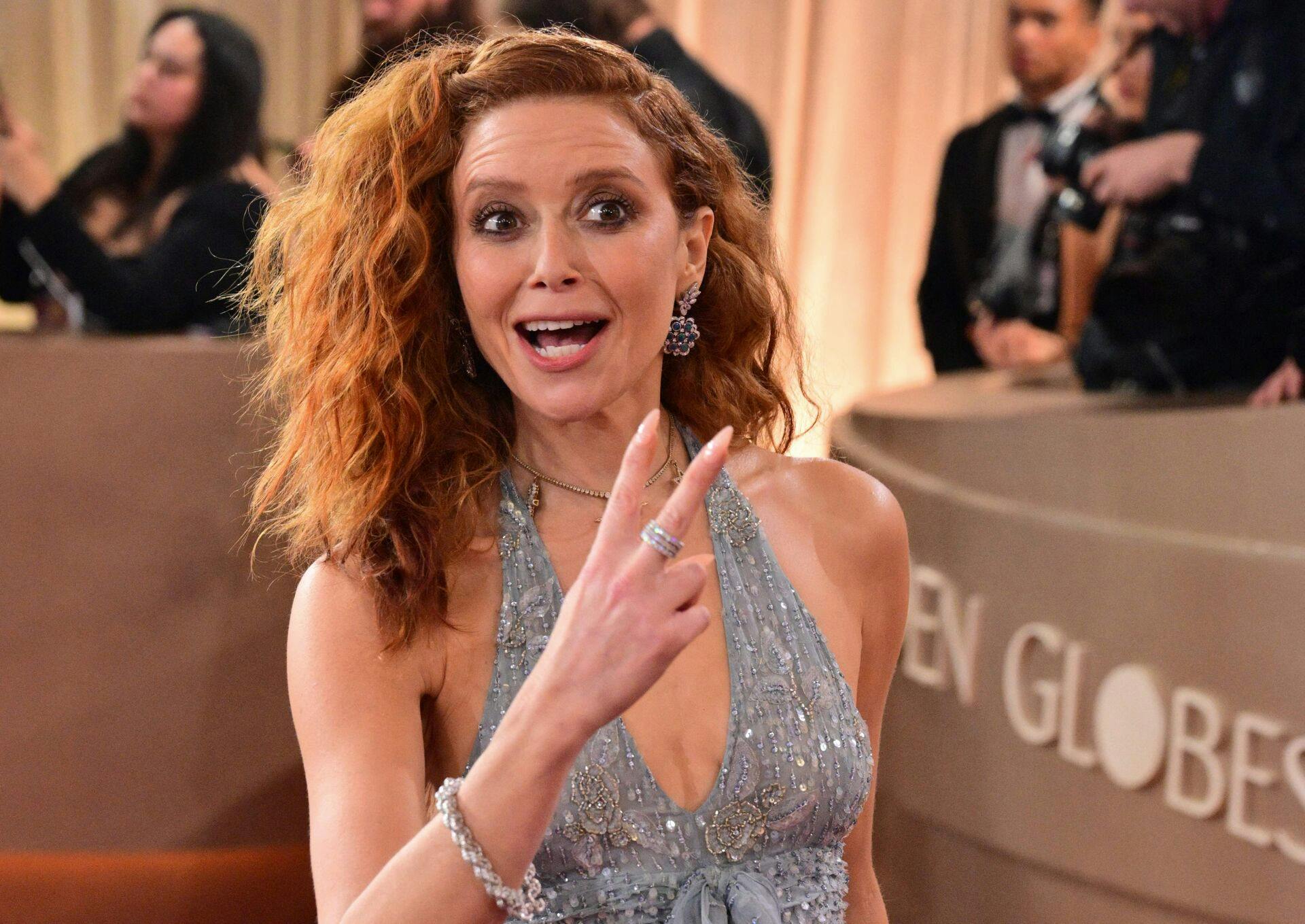 US actress Natasha Lyonne attends the 83rd annual Golden Globe Awards at the Beverly Hilton hotel in Beverly Hills, California, on January 11, 2026. (Photo by Frederic J. Brown / AFP) / -- IMAGE RESTRICTED TO EDITORIAL USE - STRICTLY NO COMMERCIAL USE --