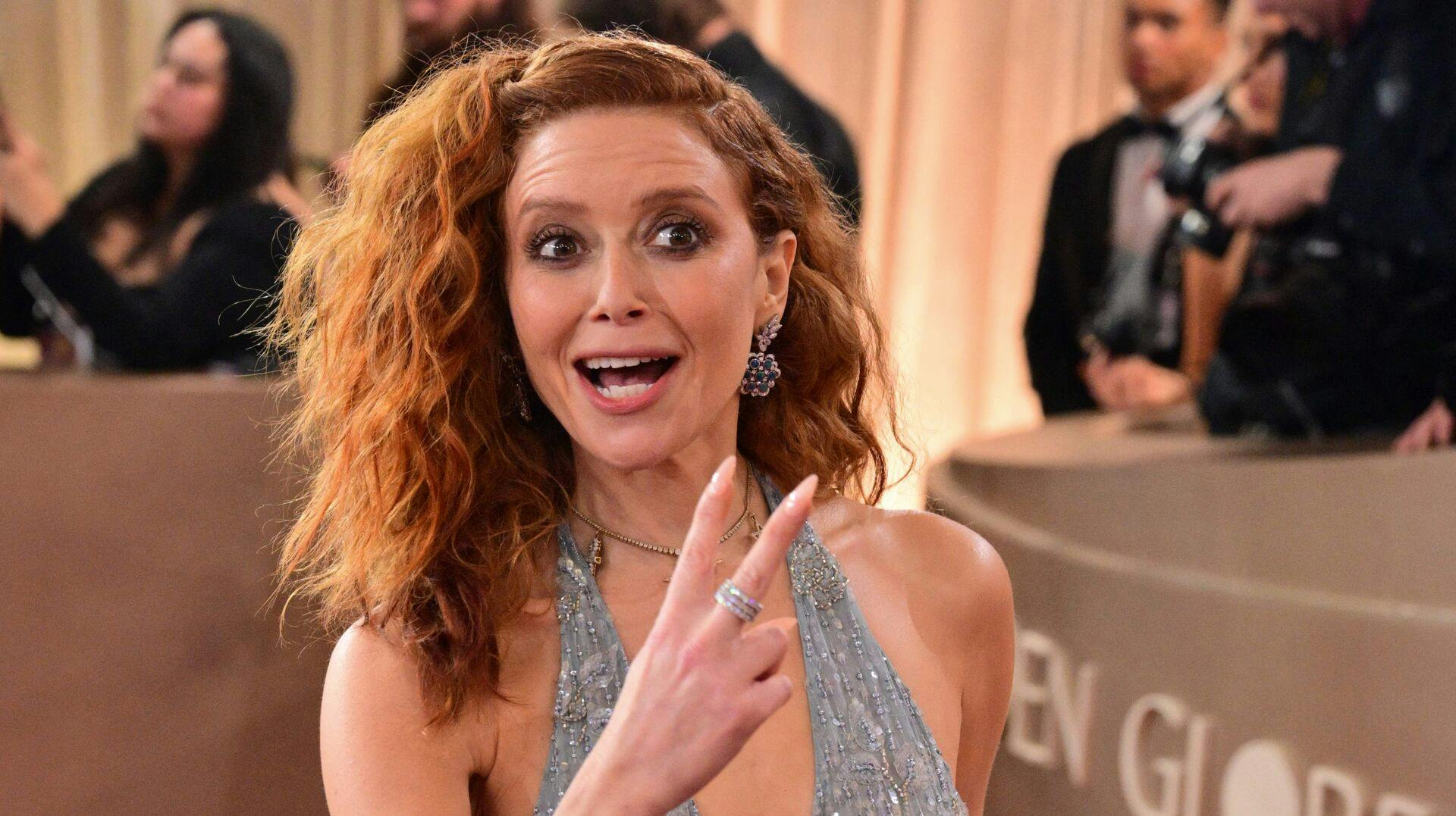 US actress Natasha Lyonne attends the 83rd annual Golden Globe Awards at the Beverly Hilton hotel in Beverly Hills, California, on January 11, 2026. (Photo by Frederic J. Brown / AFP) / -- IMAGE RESTRICTED TO EDITORIAL USE - STRICTLY NO COMMERCIAL USE --